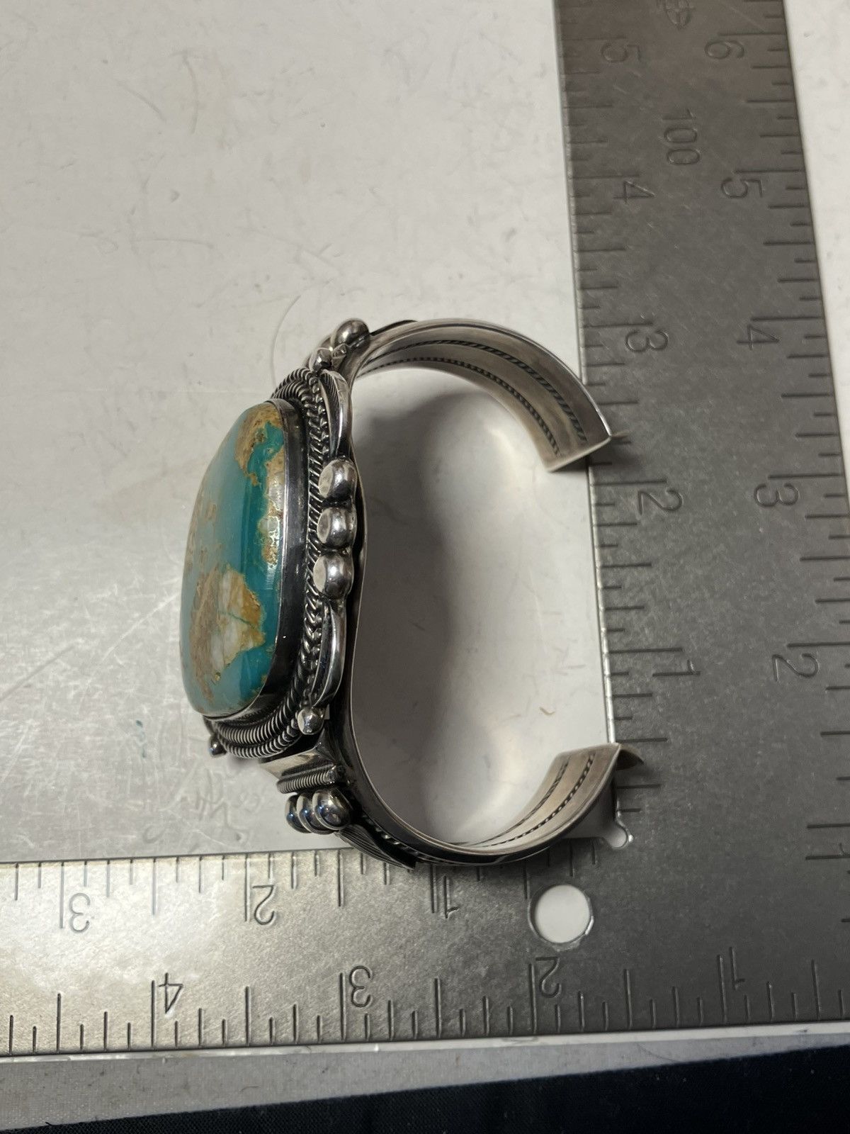 Other Stunning Vintage Navajo Cuff by Master Silversmith Tom Lewis Size ONE SIZE - 8 Thumbnail