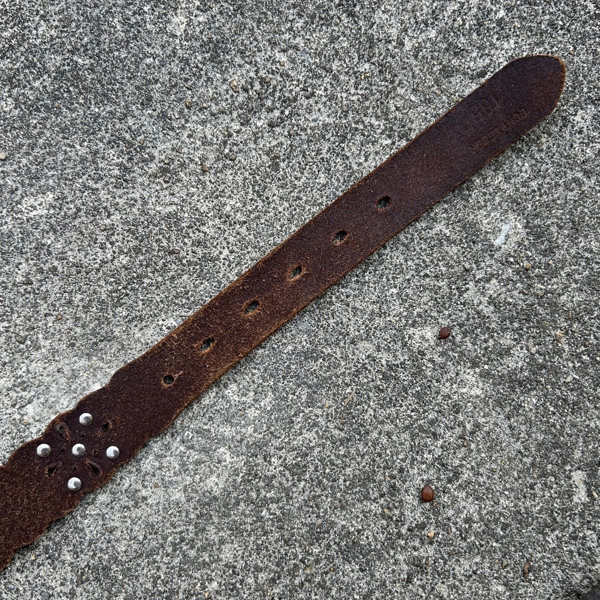 Vintage Vintage studded leather belt (Kapital Style) Size ONE SIZE - 13 Thumbnail