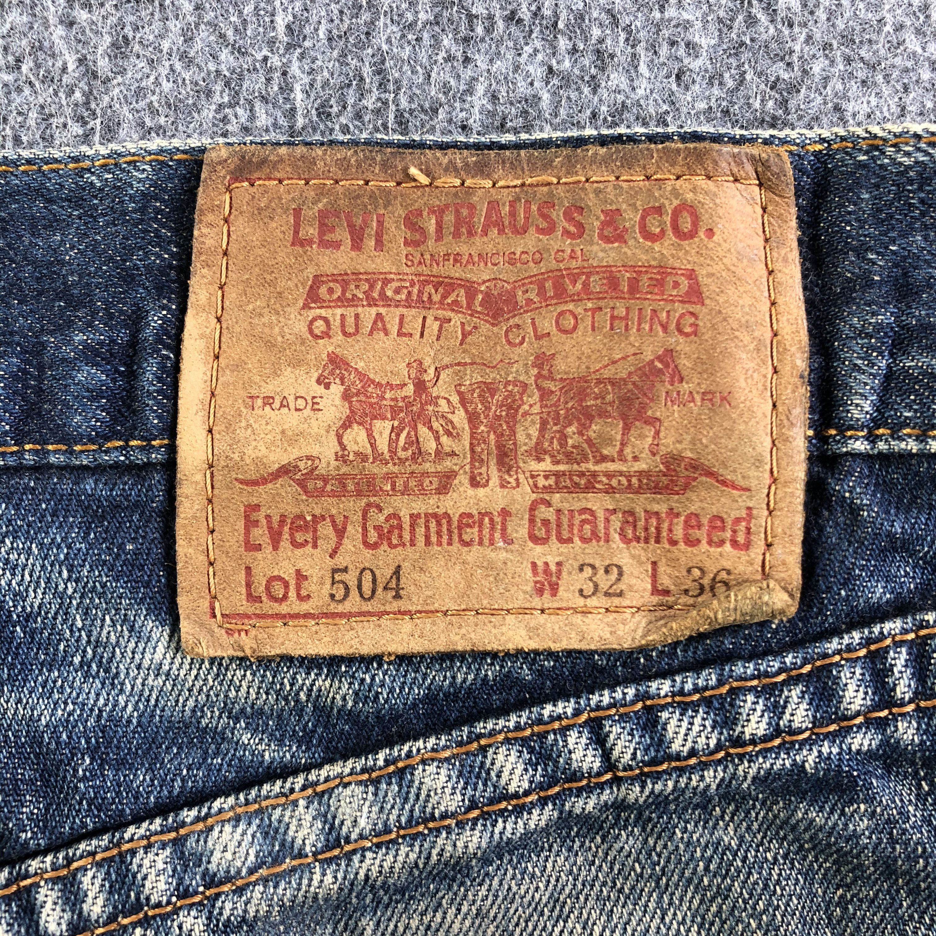 Levi's Vintage 90s Levis 504 Jeans-J3900 Size US 32 / EU 48 - 5 Thumbnail
