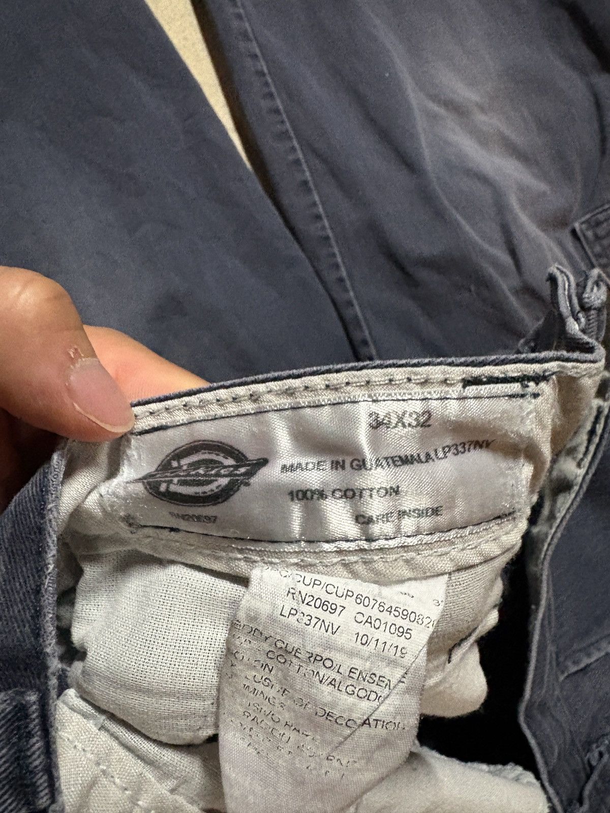 Dickies Vintage 00’s Dickies Cargo Pants Faded Navy Size 34x32 Size US 34 / EU 50 - 5 Thumbnail