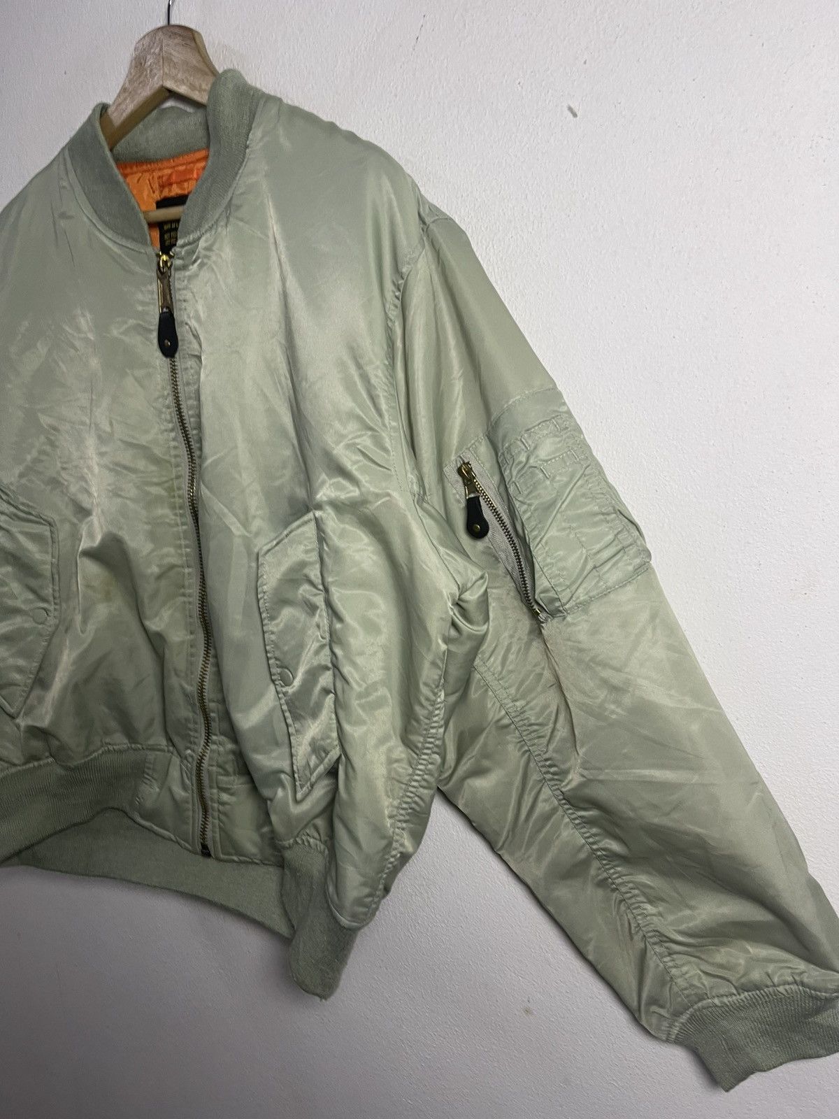 Vintage Vintage Warm Heart Reversible MA-1 Military Bomber Jacket Size US L / EU 52-54 / 3 - 6 Thumbnail