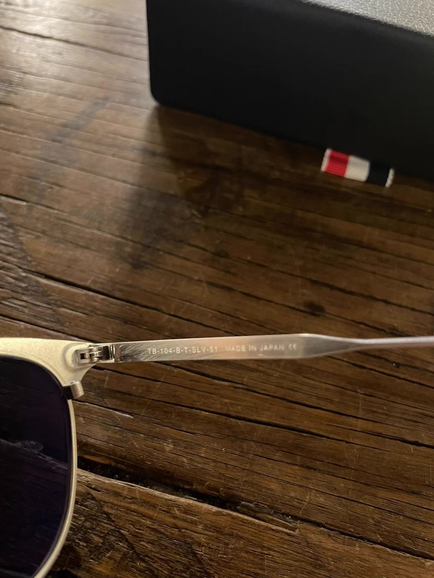 Thom Browne Thom Browne silver frame dark grey mirrored sunglasses. Ｑ25 Size ONE SIZE - 5 Thumbnail