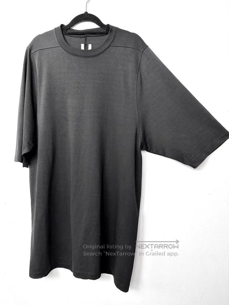 Rick Owens Rick Owens 2015 SS Long Black Crew Neck short sleeves Size US L / EU 52-54 / 3 - 3 Thumbnail
