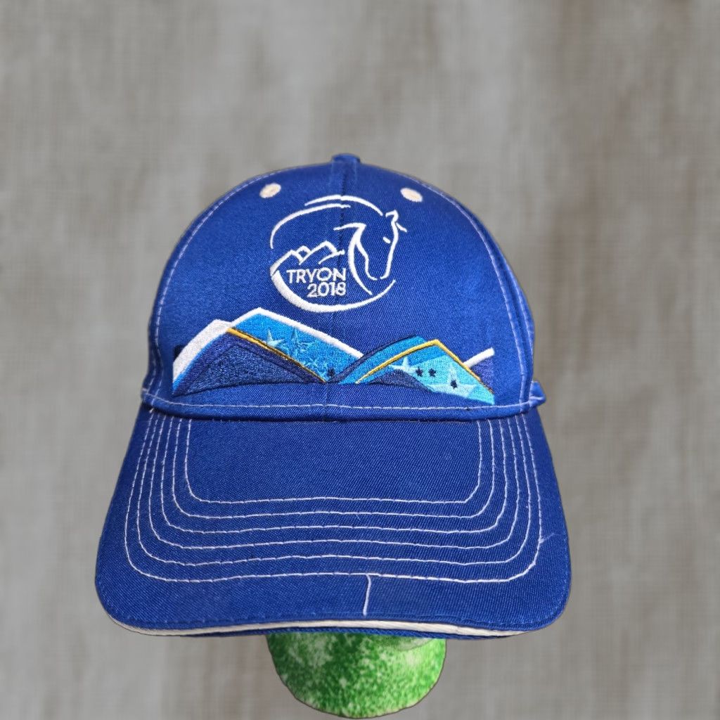 Vintage VINTAGE North Carolina Horse Ball Cap Hat Adult Adjustable Blue Cotton Country 2018 Unisex Size ONE SIZE - 1 Thumbnail