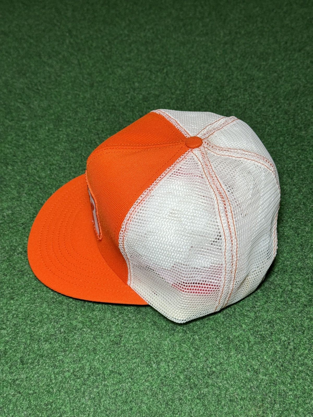 Vintage CCX Conway Express Trucking Snapback Orange Trucker Hat Size ONE SIZE - 4 Thumbnail