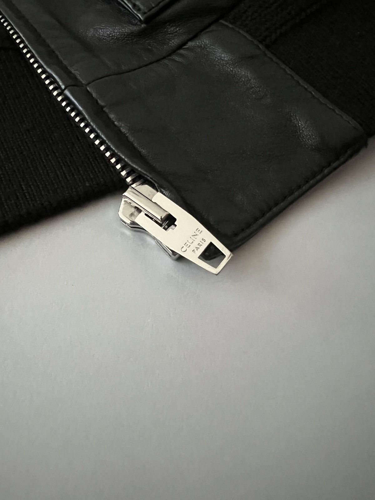 Celine $5.2k Celine Leather Blouson Jacket Size US M / EU 48-50 / 2 - 12 Thumbnail