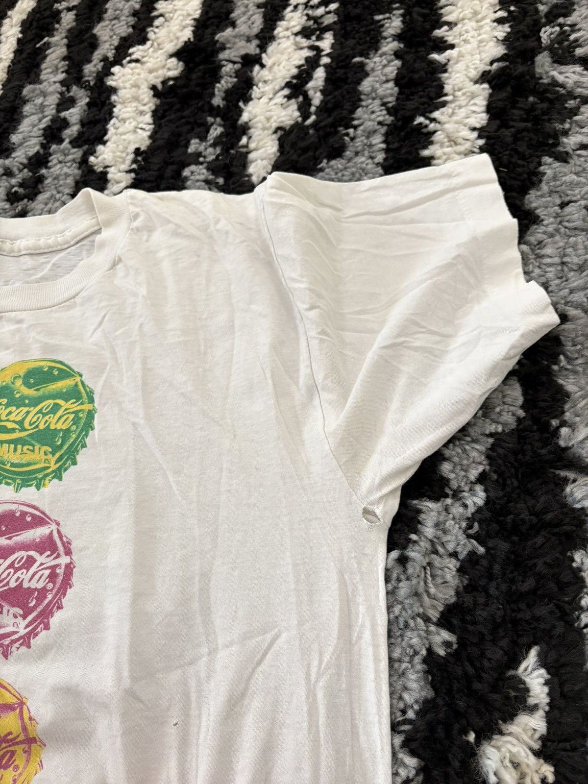 Vintage Coca cola 80s vintage andy warhol t-shirt Size US L / EU 52-54 / 3 - 8 Thumbnail