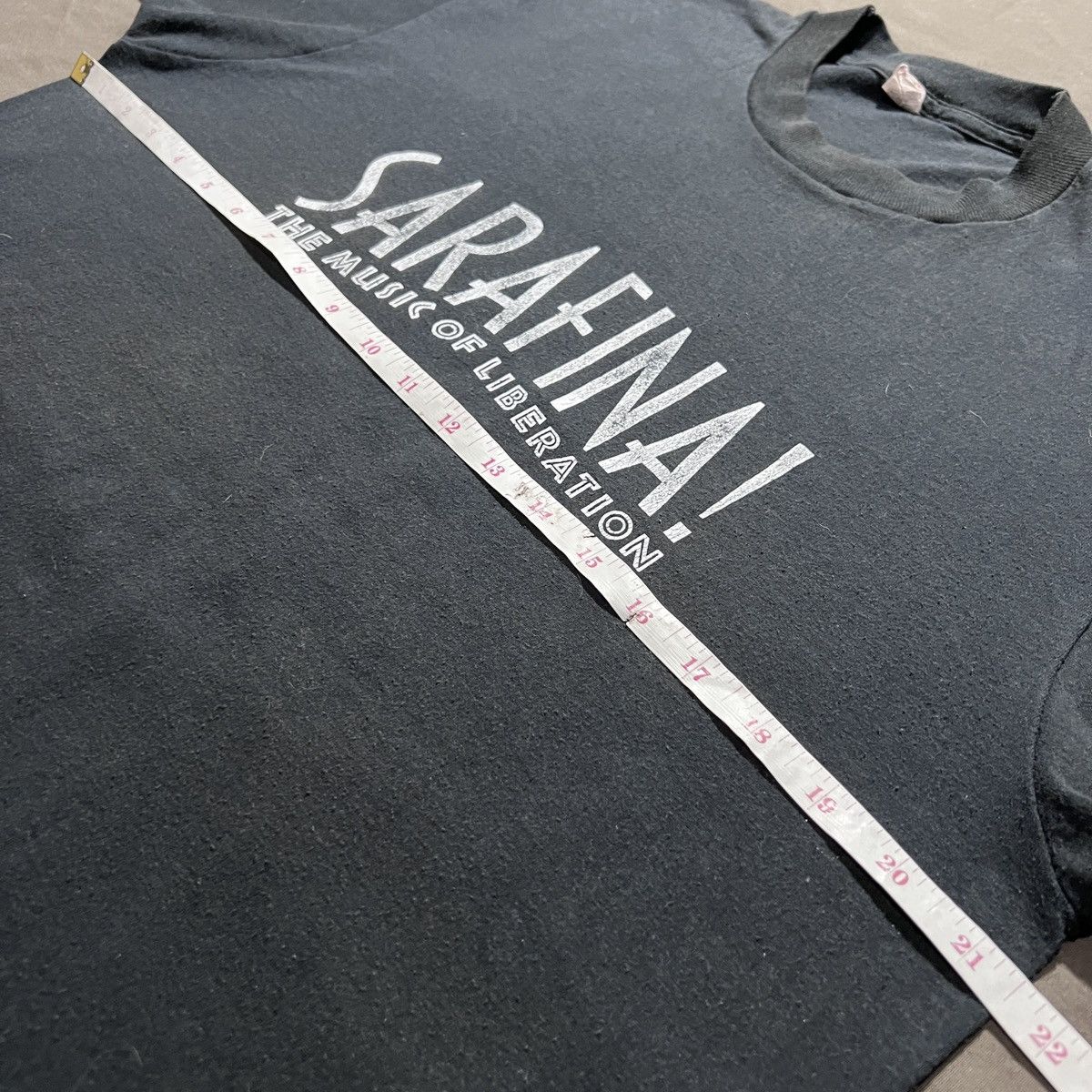 Vintage Vintage 80s SARAFINA MUSIC OF LIBERATION Black History Tee Size US XL / EU 56 / 4 - 8 Thumbnail