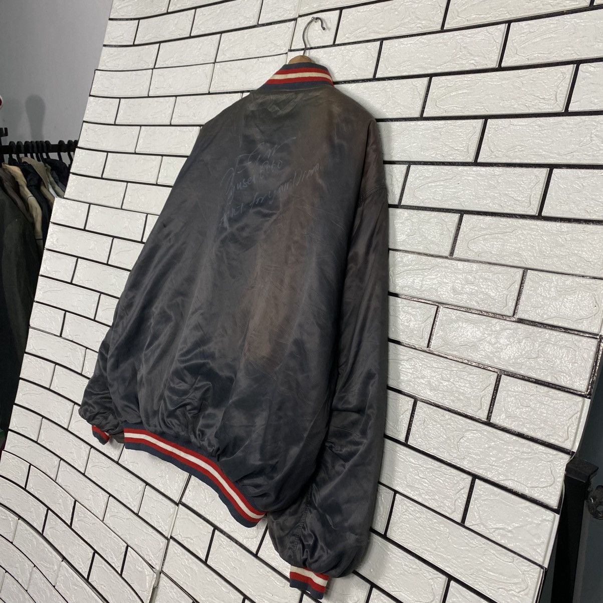 Lotto Sport 🔥SUN FADED STYLE VINTAE SATIN BOMBER JACKET LOTTO AC MILAN Size US L / EU 52-54 / 3 - 10 Thumbnail