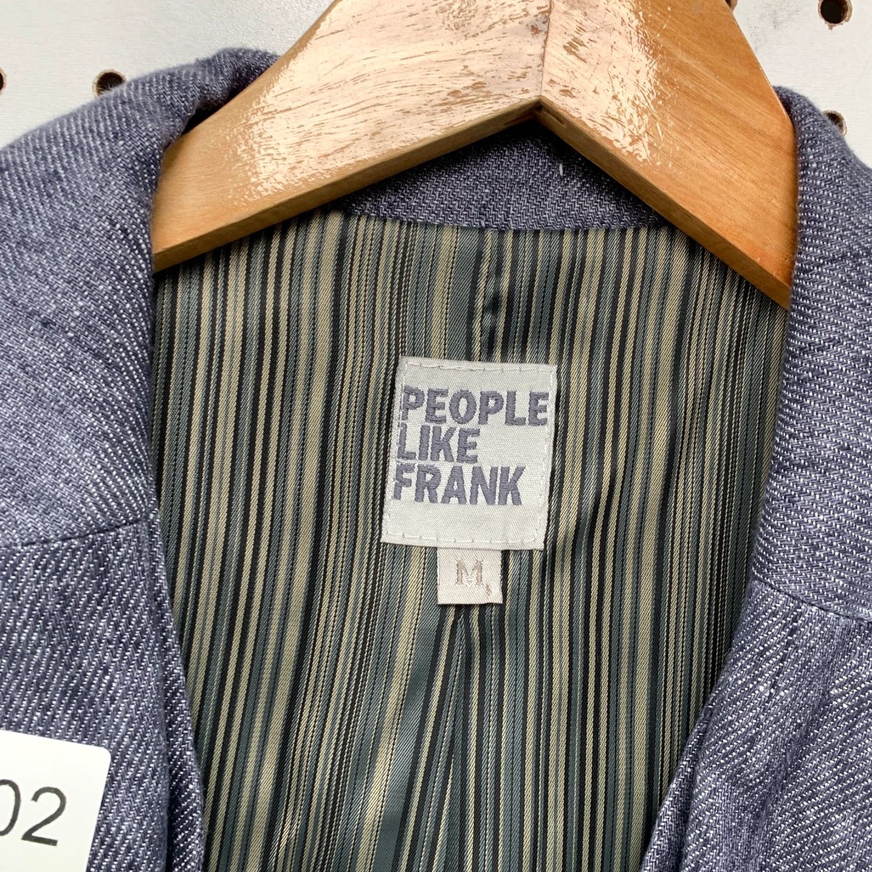 Anthropologie VINTAGE Anthropologie People Like Frank Linen Blazer Womens M Blue 3/4 Sleeve Shirt Blazer Womens Medium Blue 3/4 Sleeve Size M / US 6-8 / IT 42-44 - 3 Thumbnail