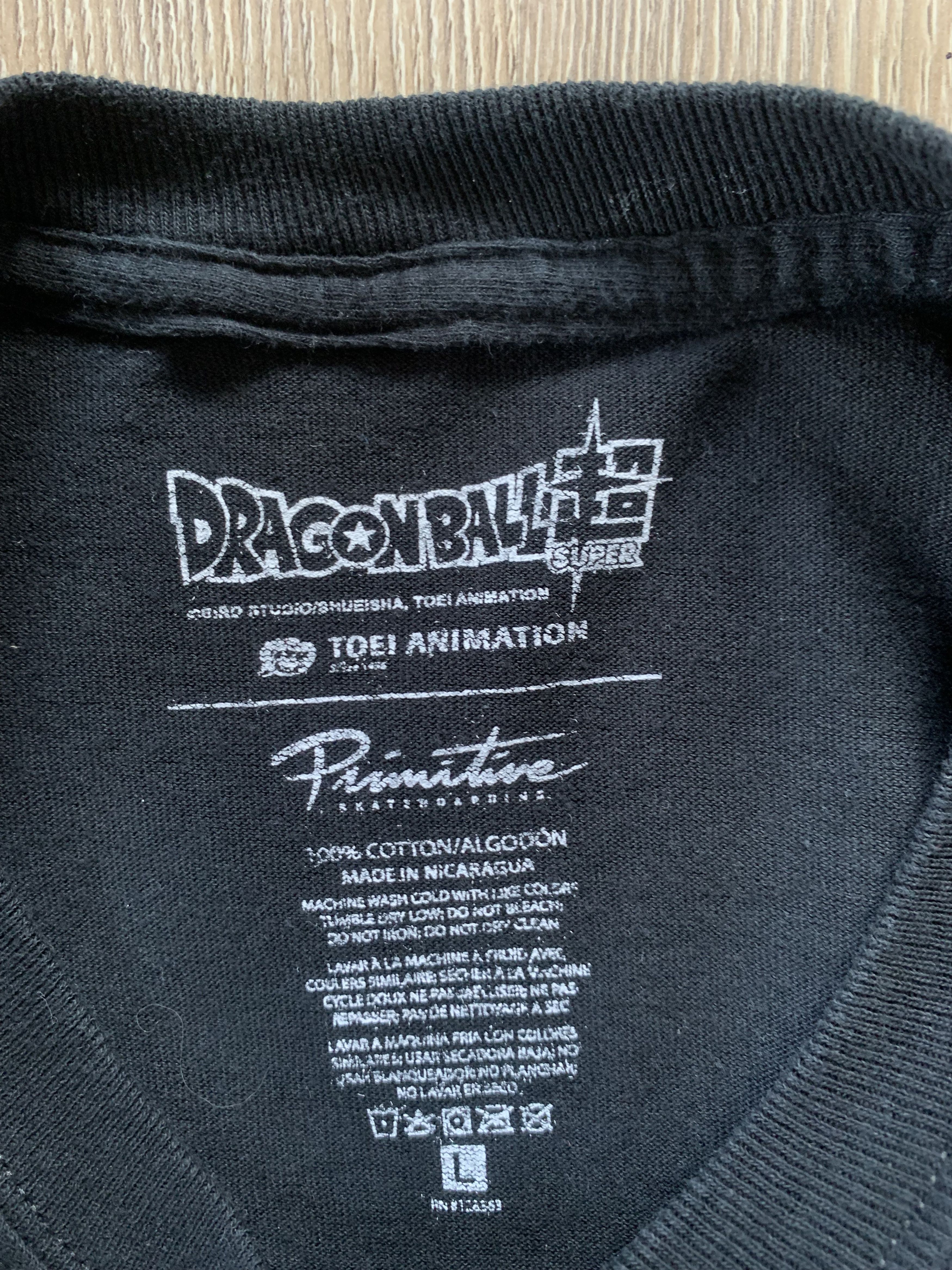 Anime Primitive x Dragon Ball Super Goku Long Sleeve T-Shirt Size US L / EU 52-54 / 3 - 7 Thumbnail