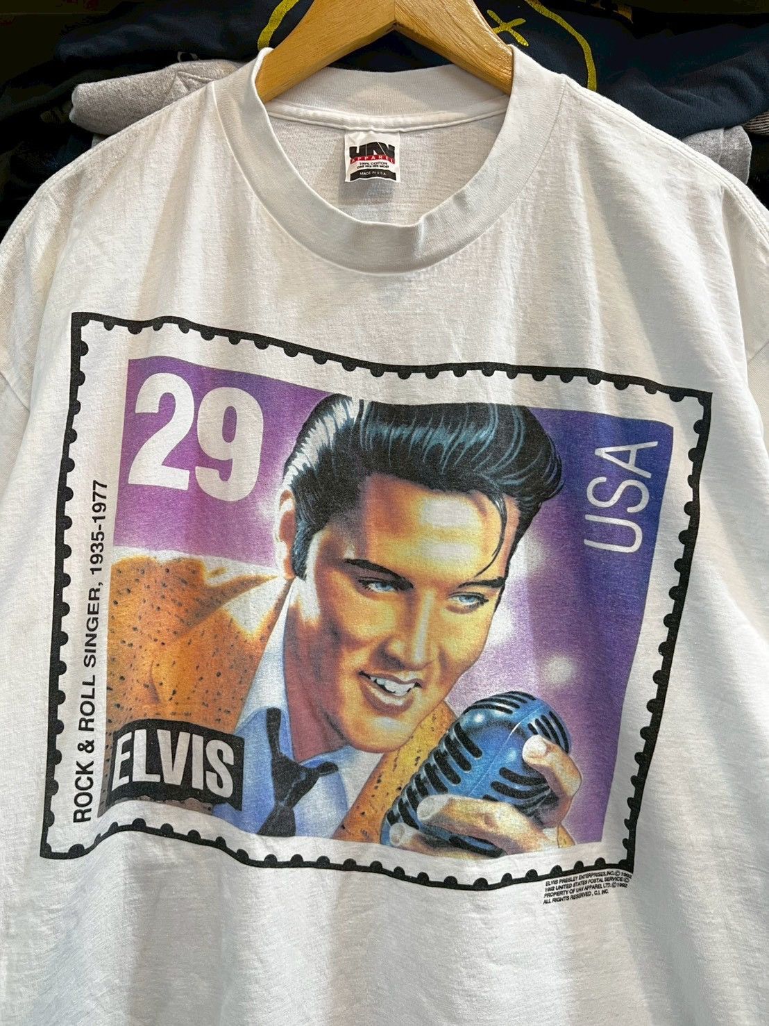 Band Tees Elvis 1992 Size US XL / EU 56 / 4 - 2 Thumbnail