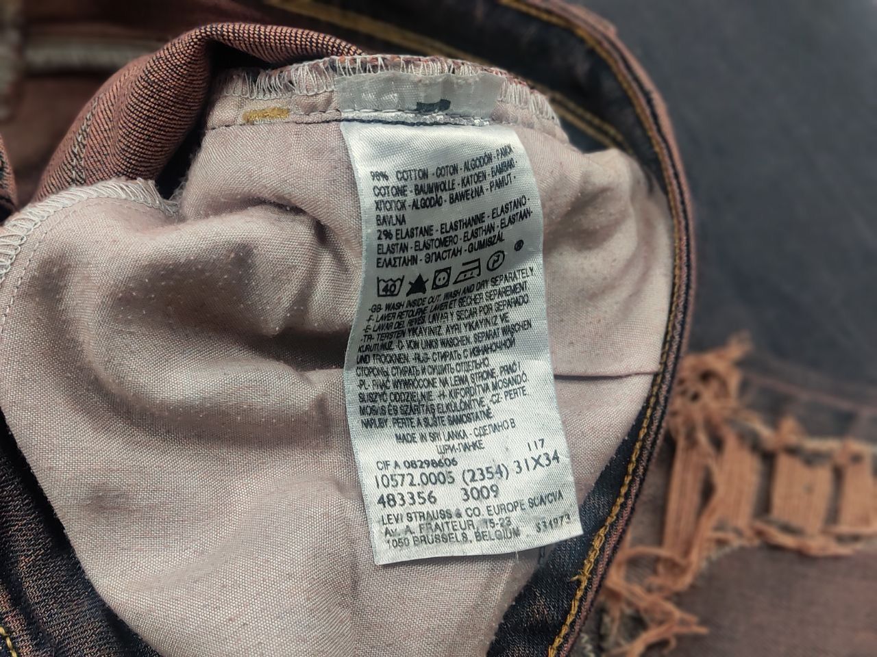 Le Grande Bleu (L.G.B.) Vintage Levis 572 Bootcut Jeans if six was nine Y2K LGB Size 31" - 18 Thumbnail