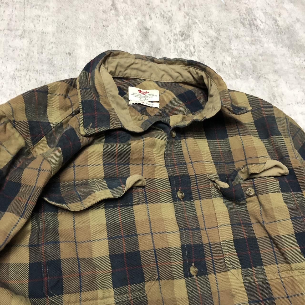 Fjallraven Fjällräven green plaid flannel shirt Size US XL / EU 56 / 4 - 5 Thumbnail