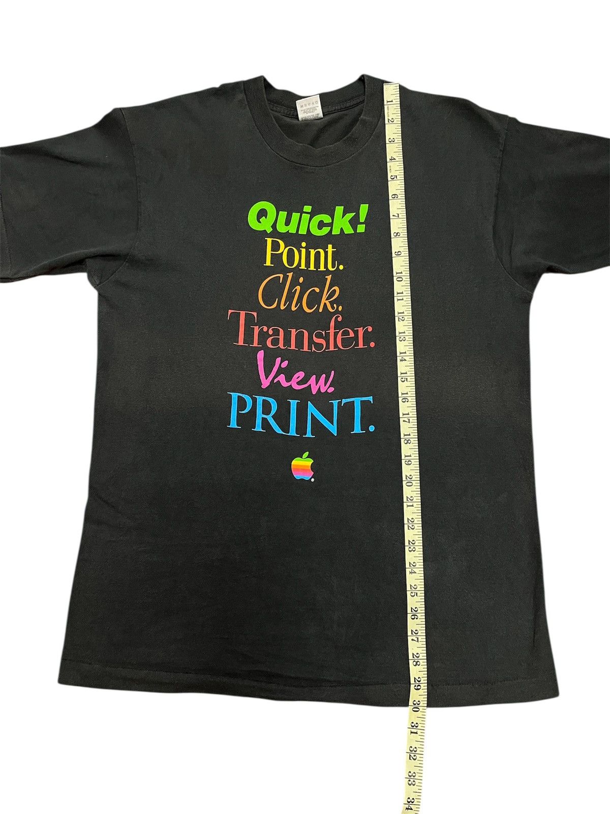 Apple VINTAGE APPLE RAINBOW COLOUR 90s x RARE FINDING Size US L / EU 52-54 / 3 - 4 Thumbnail