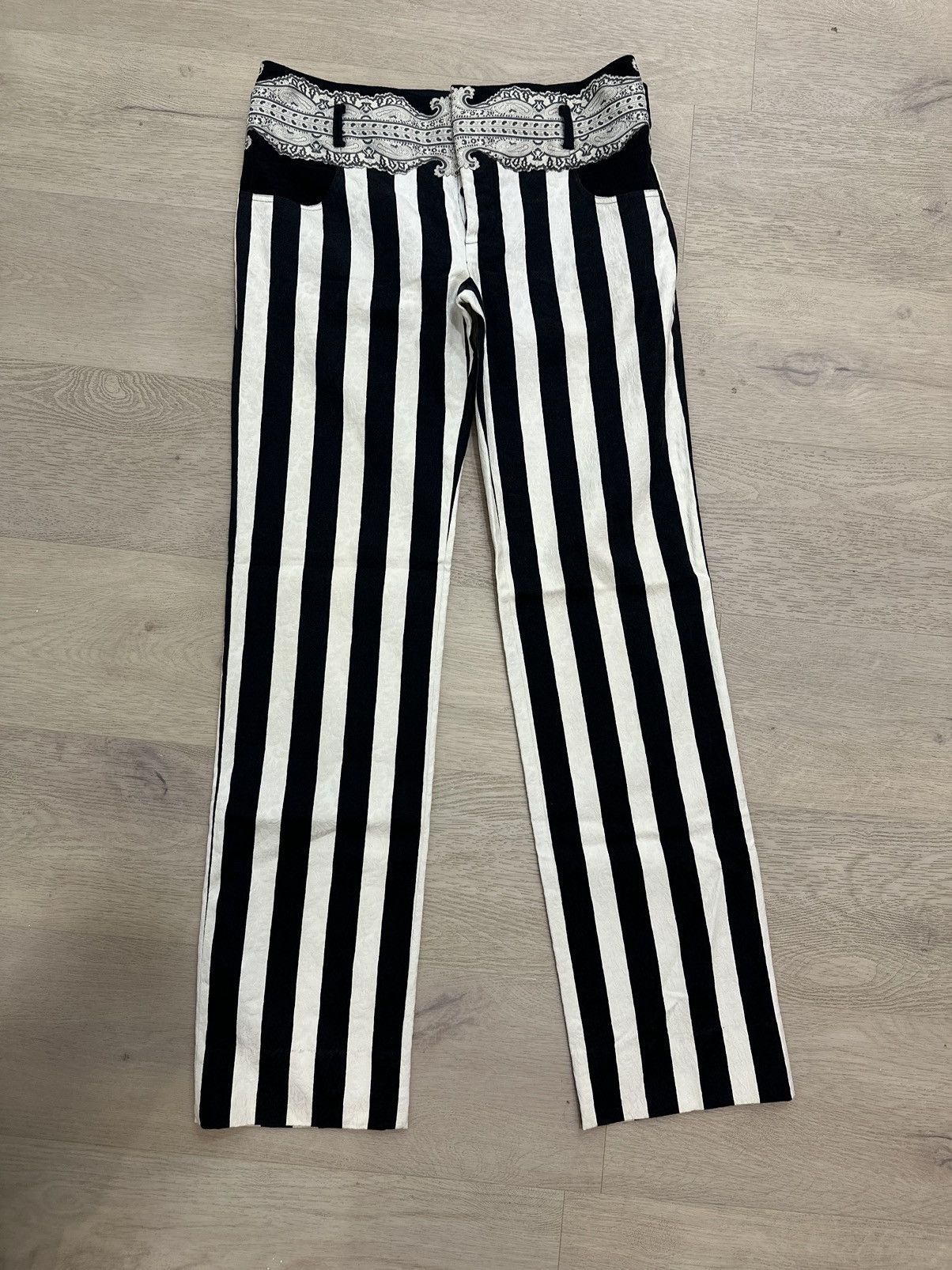 image of Balenciaga Spring 2006 Pants By Nicolas Ghesquière in Black, Women's (Size 28)