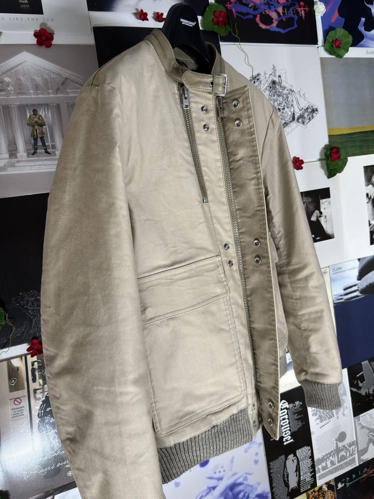 Dior Dior Homme AW07 "Navigate" Stand Collar Bomber Jacket Size US M / EU 48-50 / 2 - 5 Thumbnail