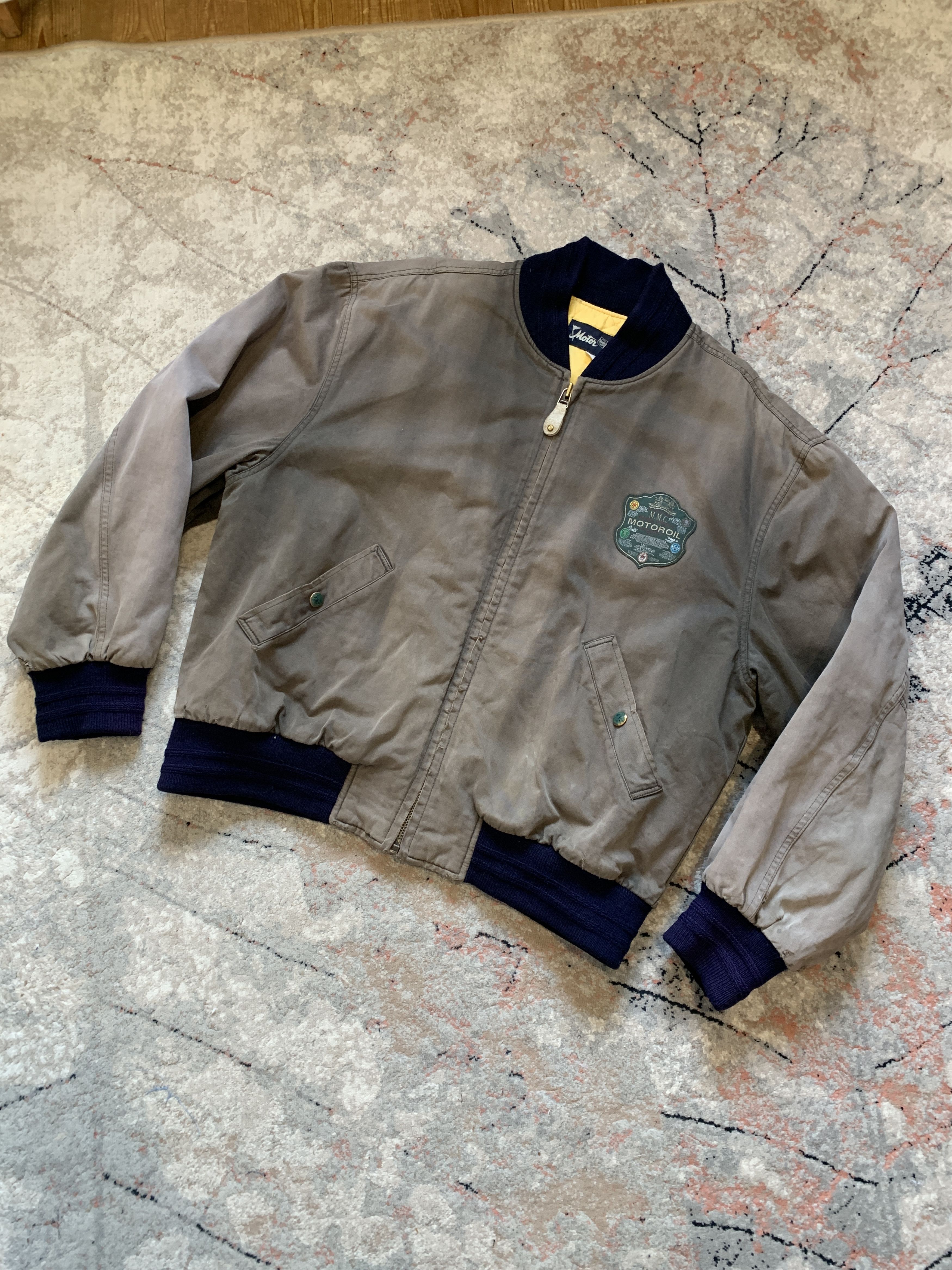 Vintage Motor Oil Ice Hockey Team Vintage Jacket Size US L / EU 52-54 / 3 - 1 Thumbnail