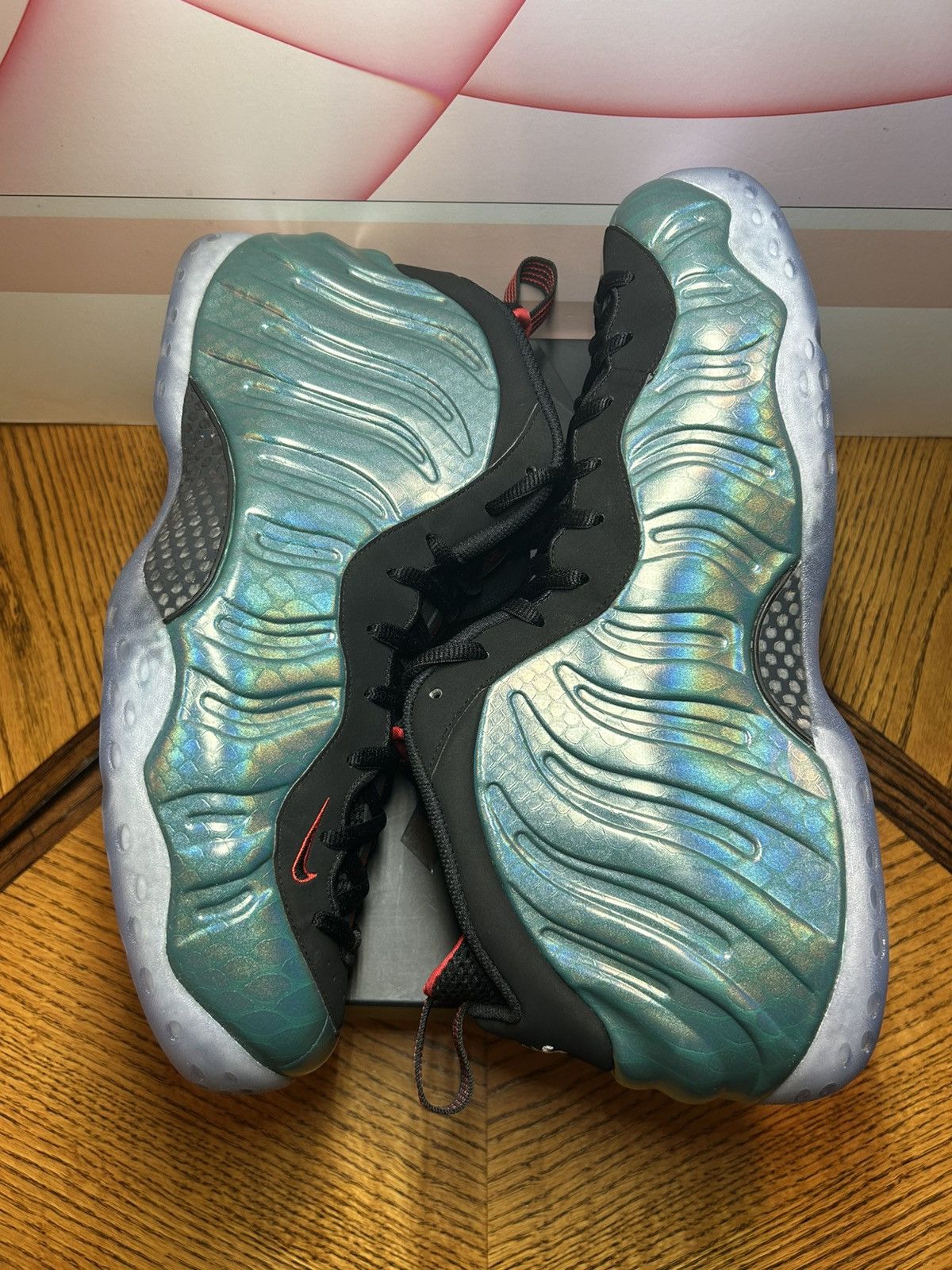 Nike Size 18 - Nike Air Foamposite One PRM Gone Fishing Sample Size US 15 / EU 48 - 2 Thumbnail