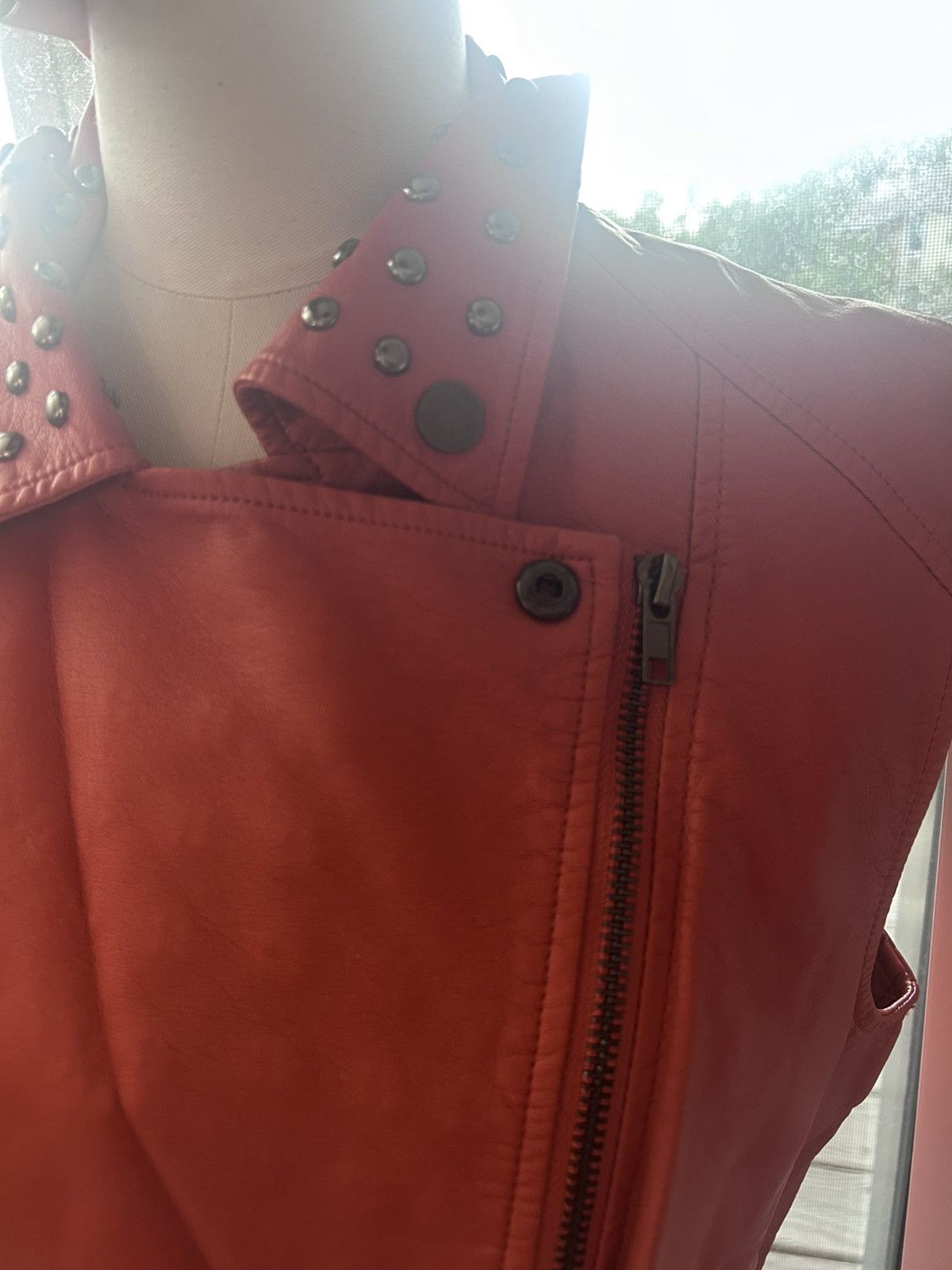 Other Cristina Orange Studded Vest Size L / US 10 / IT 46 - 5 Thumbnail