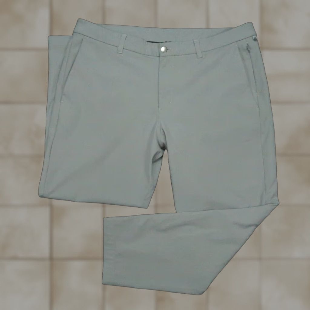 Lululemon Lululemon Pants Men 40x28 Gray Commission Slim Fit 5 Pocket Trouser Chino Size US 40 / EU 56 - 1 Thumbnail