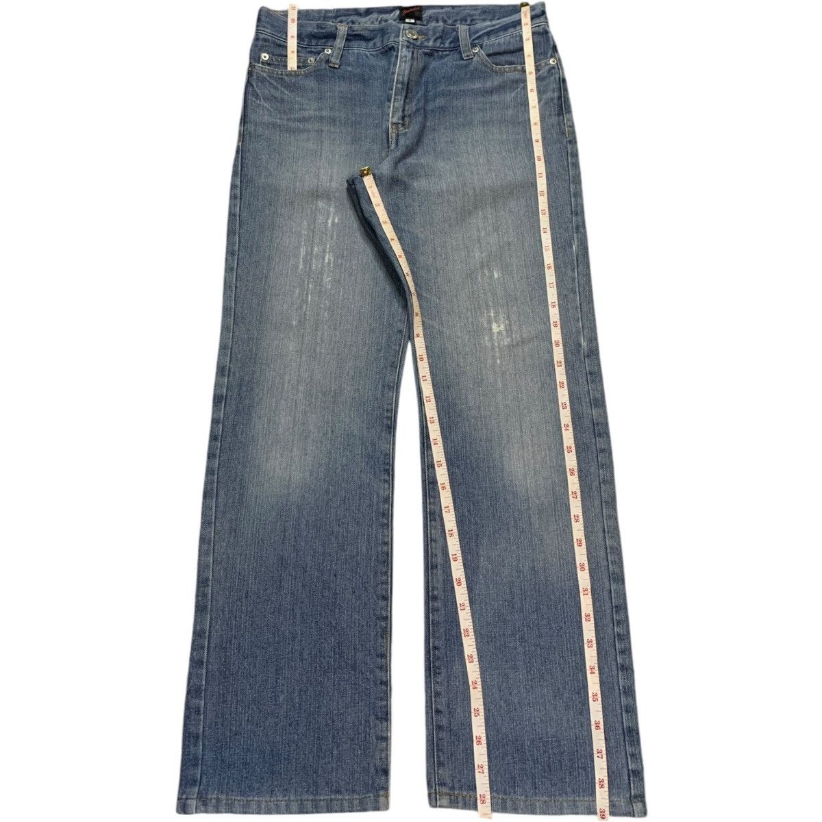 JACKROSE × Japanese Brand Vintage Japanese Jack Rose Blue Wash Distressed Loose Jeans Size 32" / US 10 / IT 46 - 13 Thumbnail