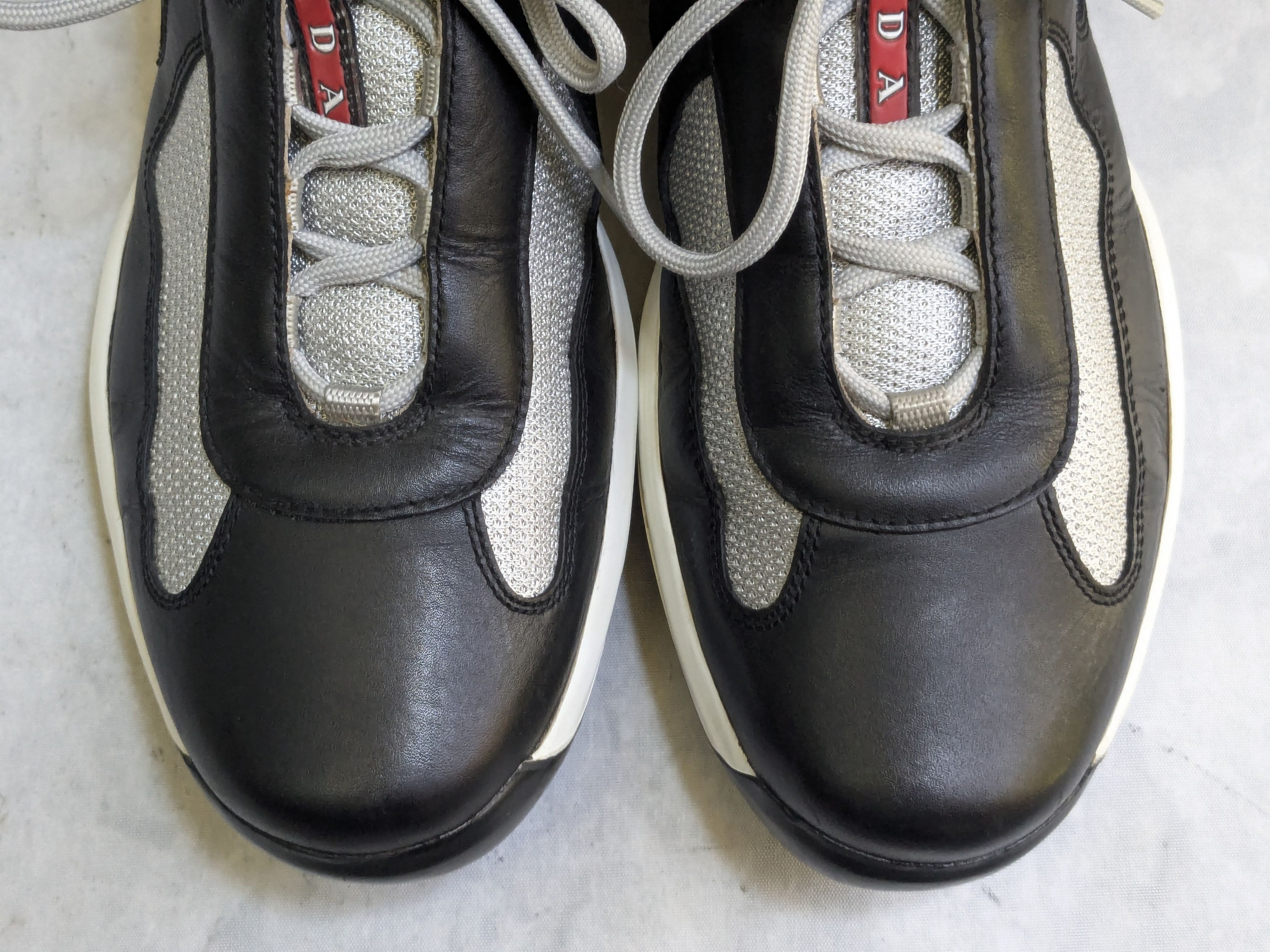 Prada Prada America's Cup Sneakers Black 11 Silver White Size US 11 / EU 44 - 5 Thumbnail