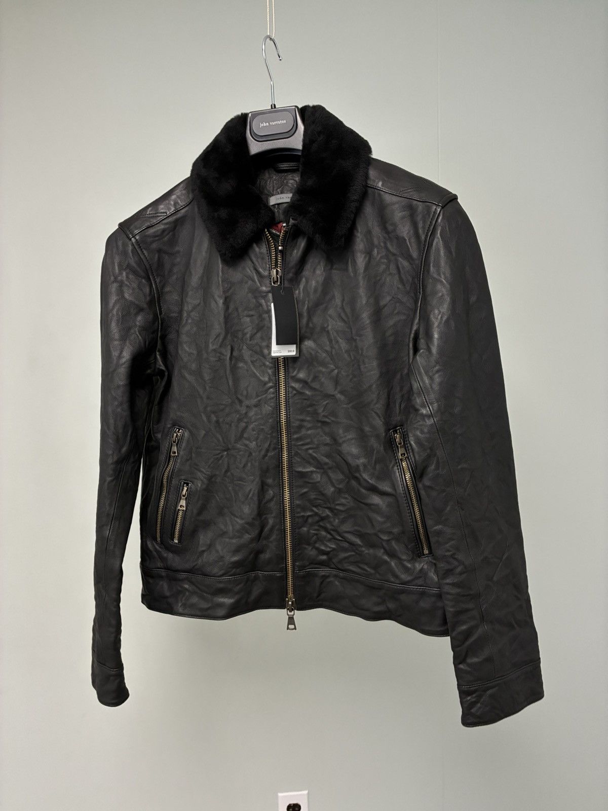 John Varvatos Sant Leather Jacket EU 48 USA 38 Size US M / EU 48-50 / 2 - 16 Thumbnail