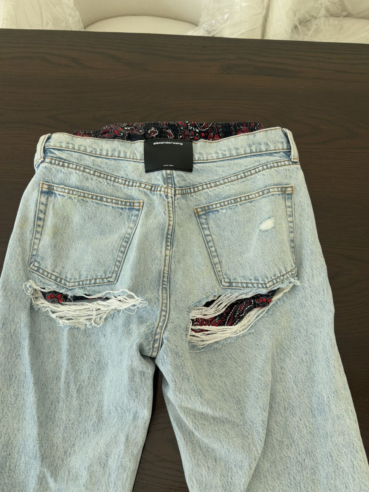 Alexander Wang ALEXANDER WANG RIVAL BOXER LAYERED JEANS Size 27" / US 4 / IT 40 - 8 Thumbnail