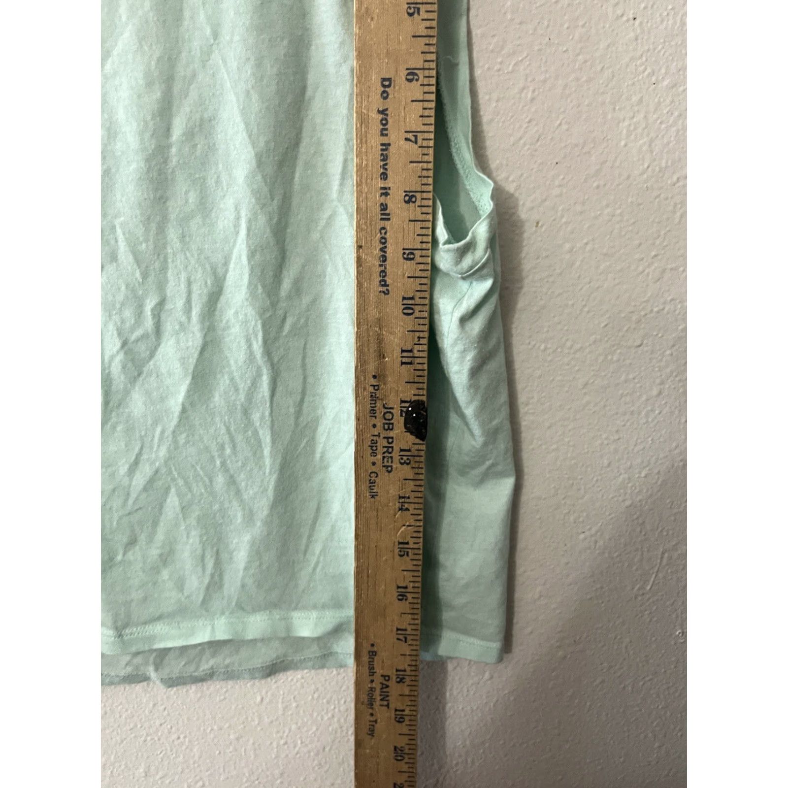 Express EXPRESS Tank Shirt Women Sleeveless Mint Green Rhinestones Size Small Sleeveless Casual Party/Travel 90s Womens Size S / US 4 / IT 40 - 4 Thumbnail