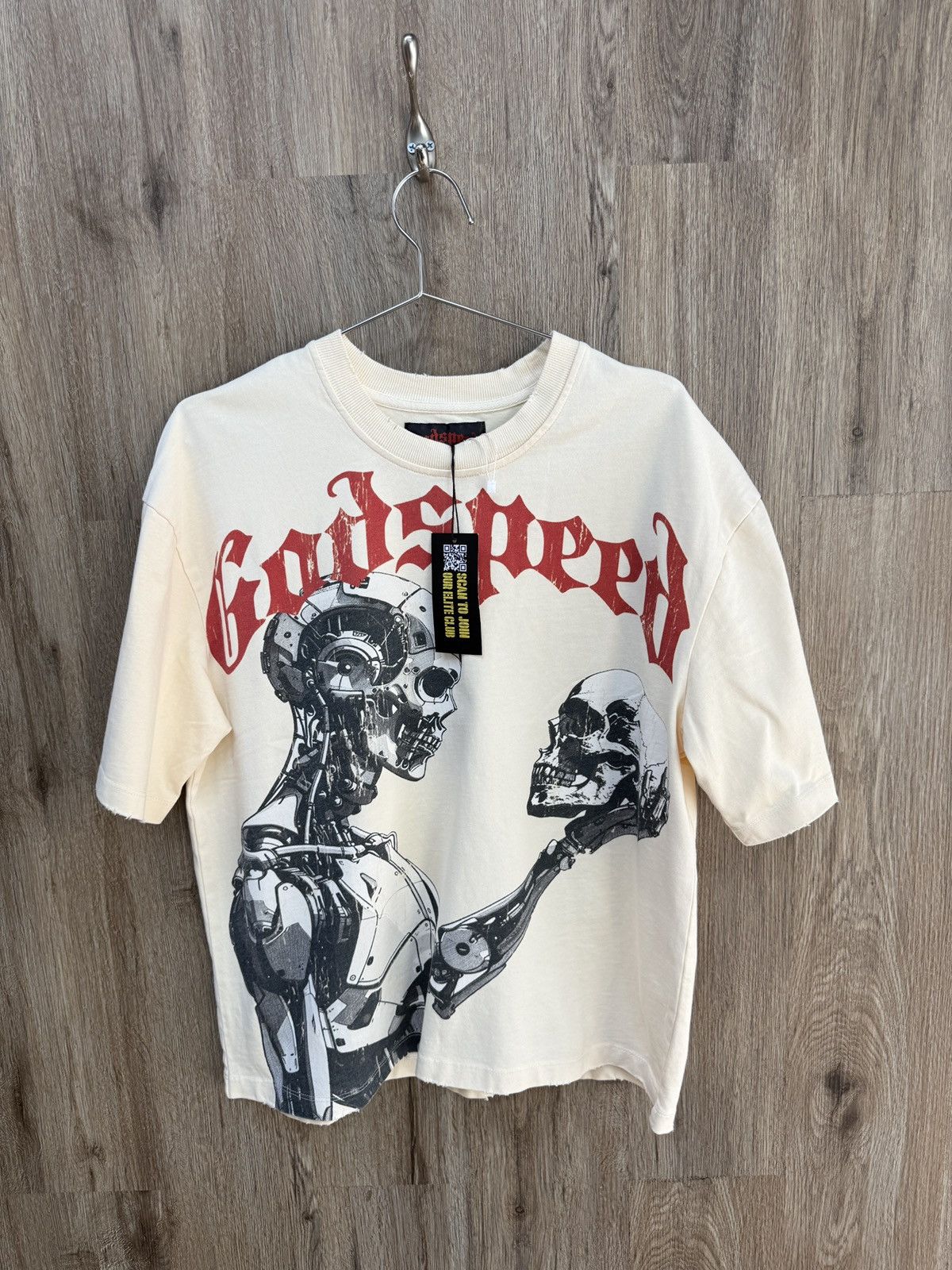Godspeed Godspeed Bone/Yellow Mankind Short Sleeve Size US XS / EU 42 / 0 - 1 Thumbnail