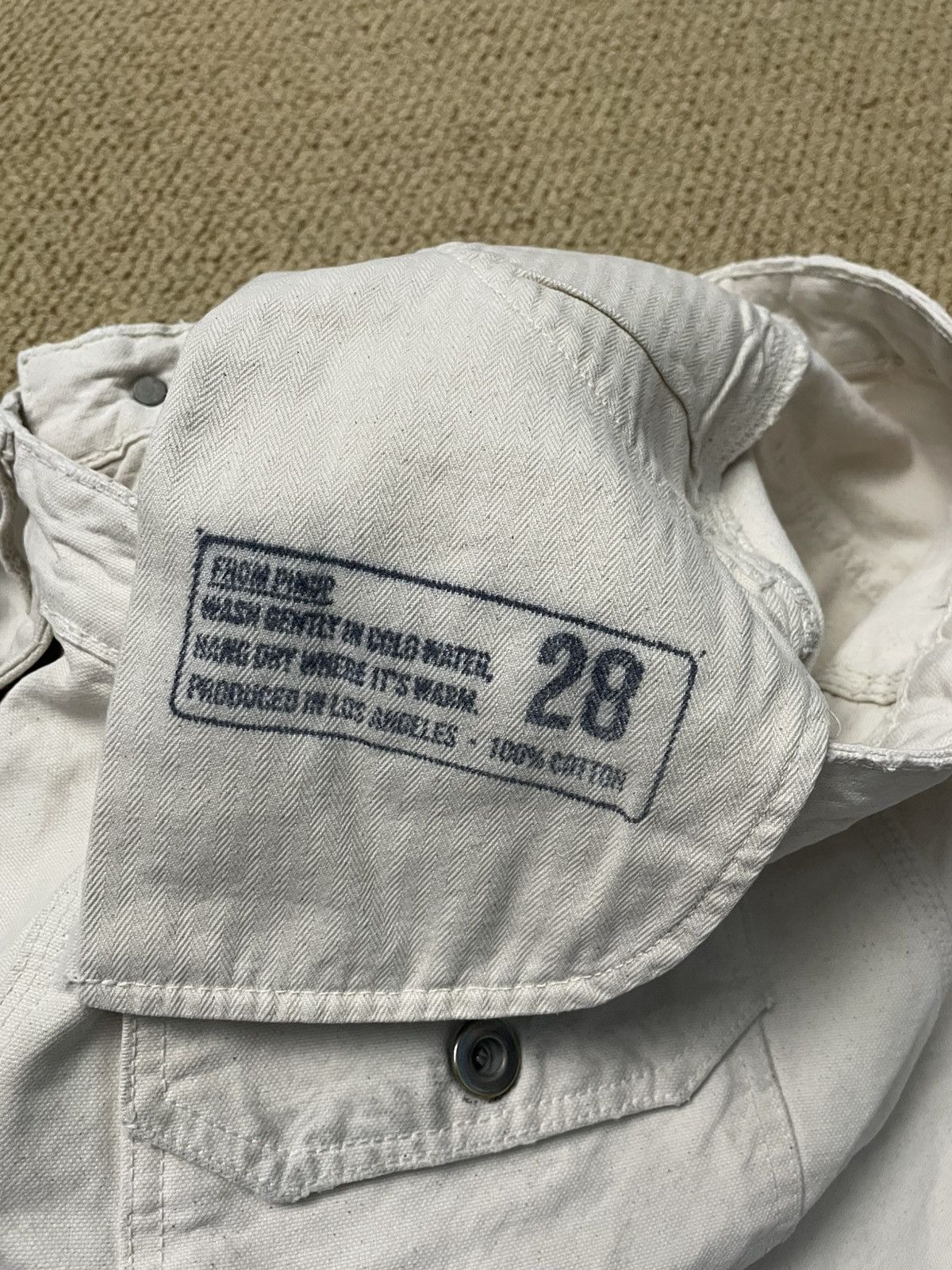 Yuremane Pinup Rags Journeyman Pants in Cream Size US 28 / EU 44 - 3 Thumbnail