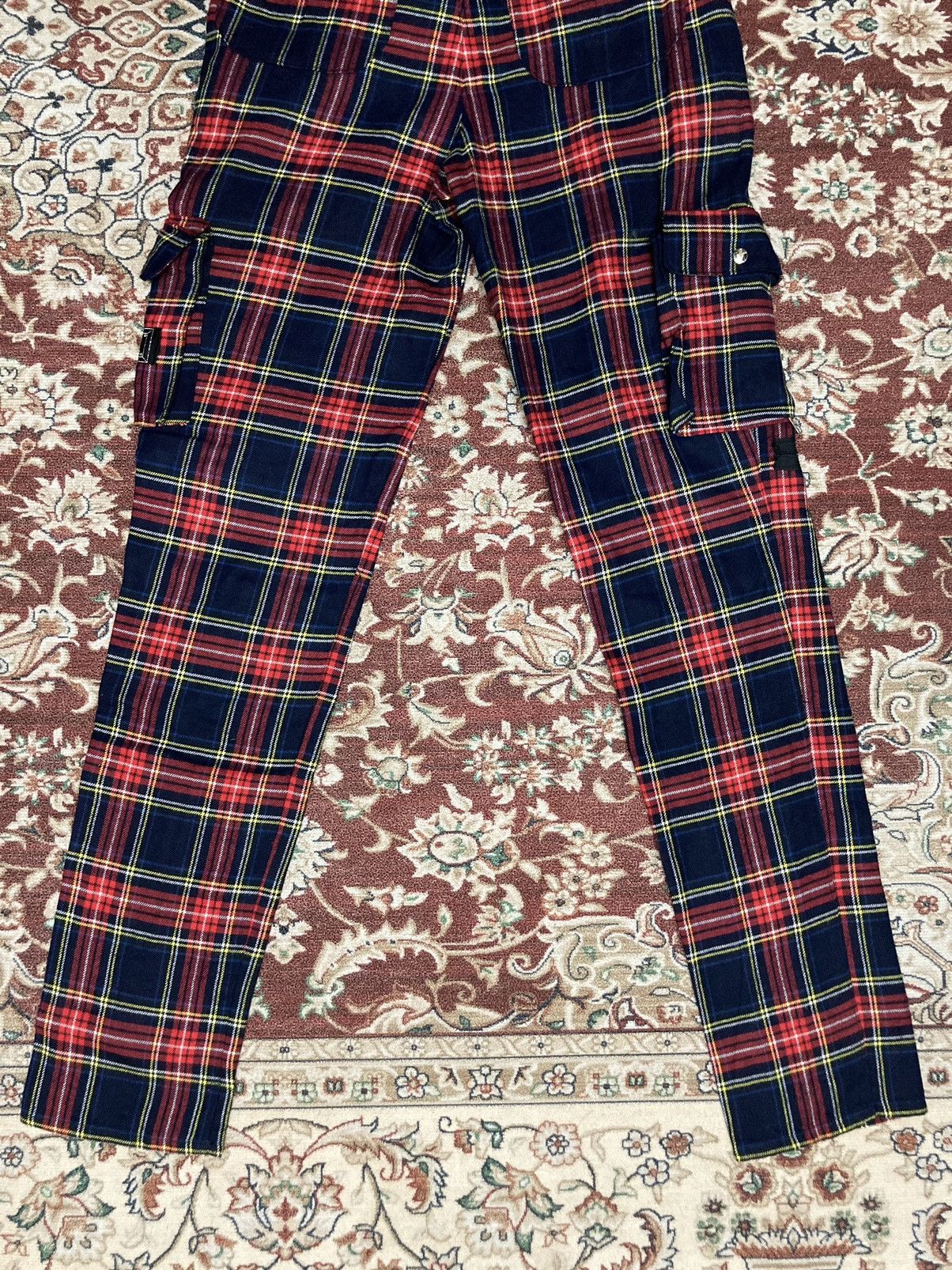 Japanese Brand × Seditionaries RICHARDS Red Tartan Plaid Mod Punk Rock Zip Bondage Pant Size 25" / US 0 / IT 36 - 6 Thumbnail