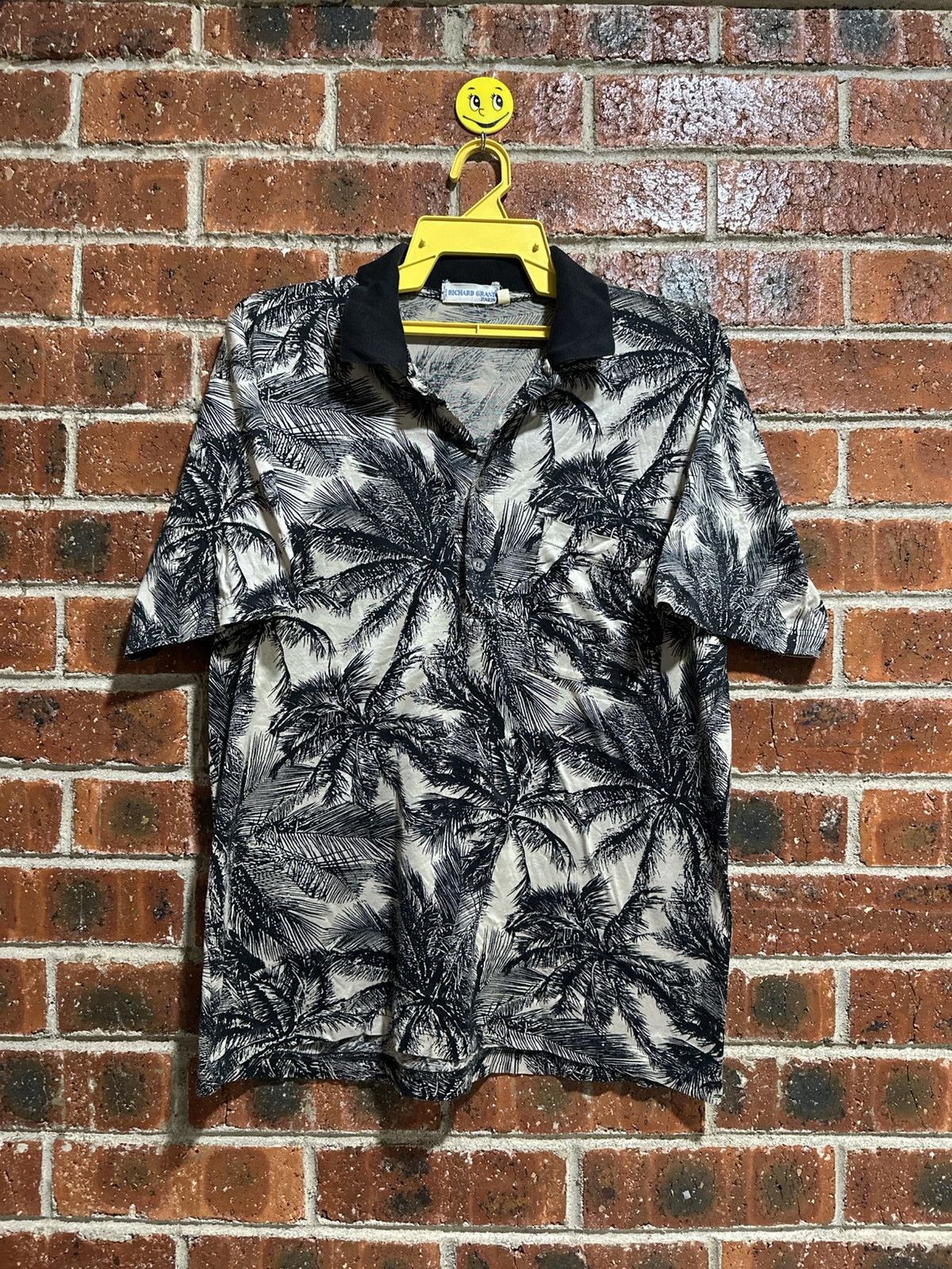Other Vintage Richard Grand Paris Hawaiian Italy Polo Tee Size US L / EU 52-54 / 3 - 1 Thumbnail