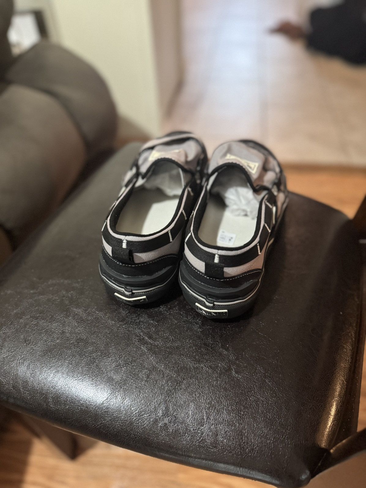Vans Nicole McLaughlin Grey/black van slip ons COLLAB Size US 10 / EU 43 - 8 Thumbnail
