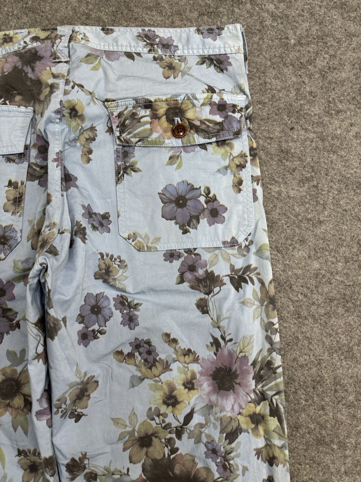 Ts(S) 💥Floral Style💥Archival ts(s) Light Baker Pant F588 Size US 35 - 9 Thumbnail
