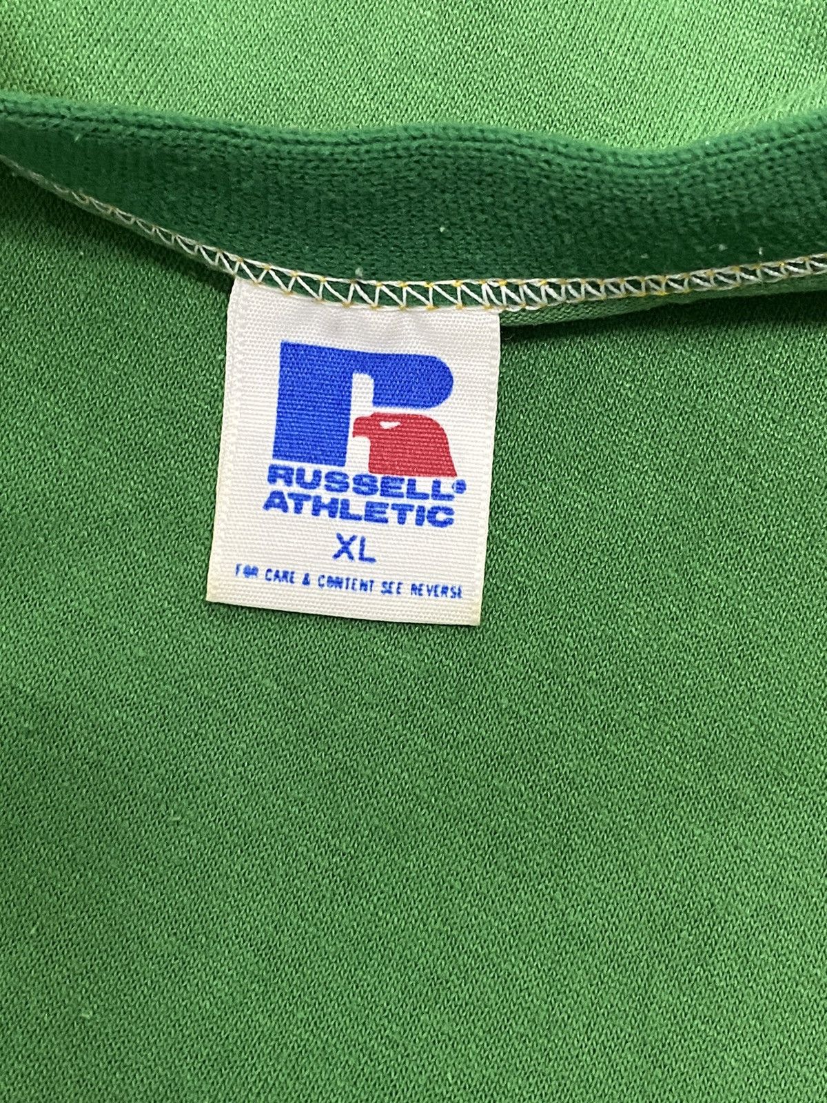 Japanese Brand × Russell Athletic × Vintage Vintage Ringer Tee Russel Athletic Shamrock No 14 Size US M / EU 48-50 / 2 - 9 Thumbnail