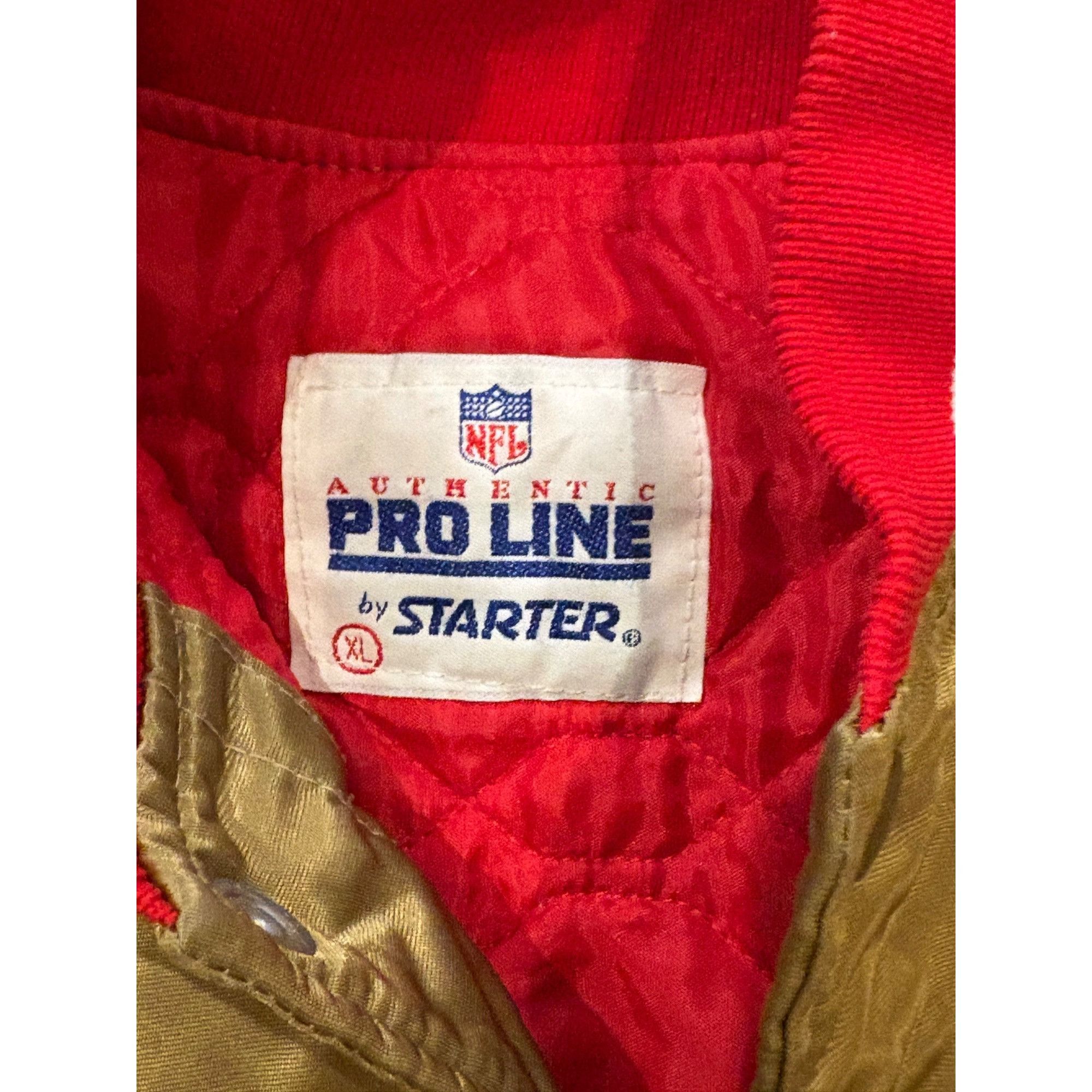 Starter Vintage Starter San Francisco 49ers Authentic NFL Pro Line S Size US XL / EU 56 / 4 - 7 Thumbnail