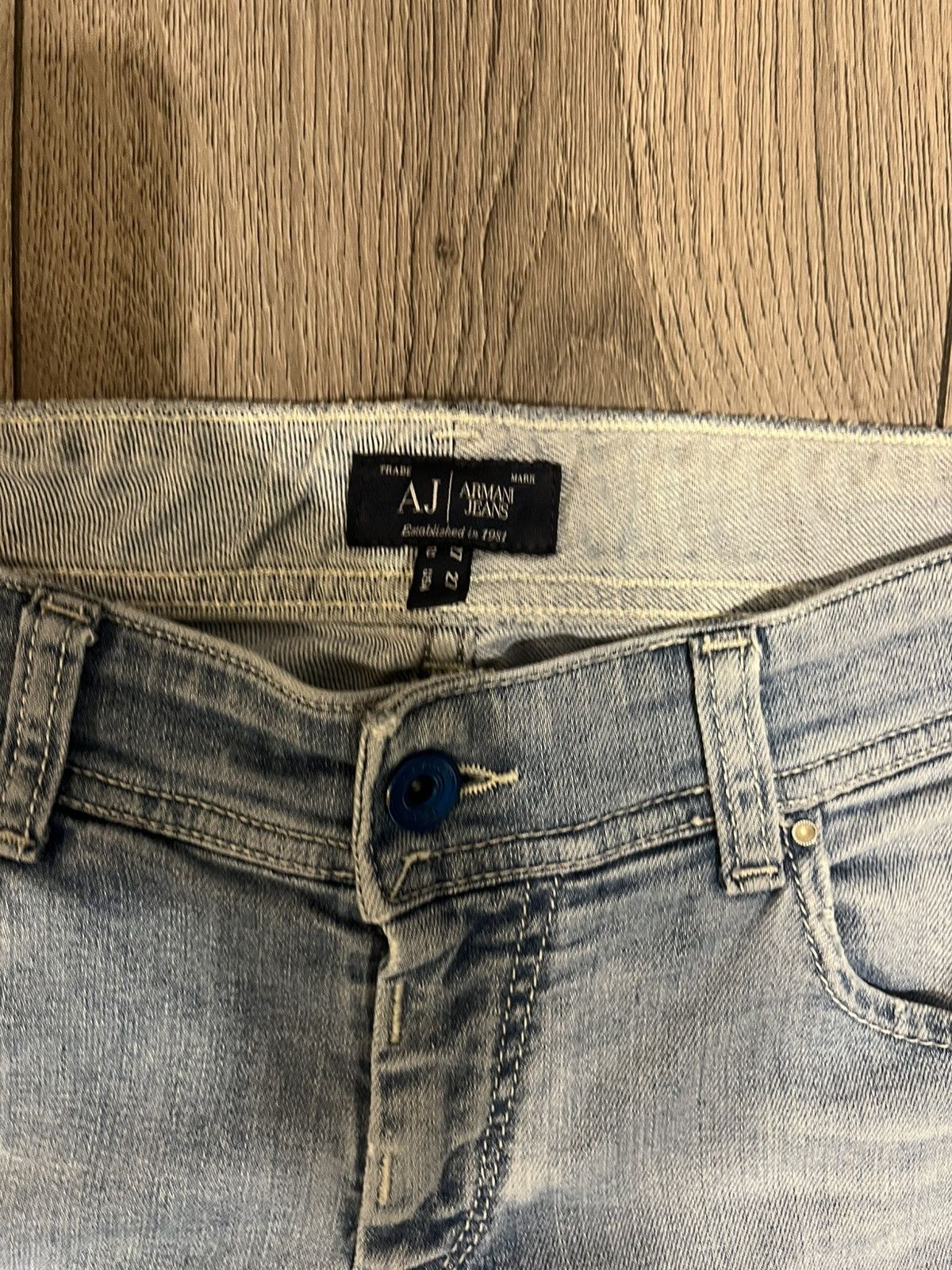 Armani × Emporio Armani × Giorgio Armani Armani Jeans Metal Logo Size 27" / US 4 / IT 40 - 2 Thumbnail