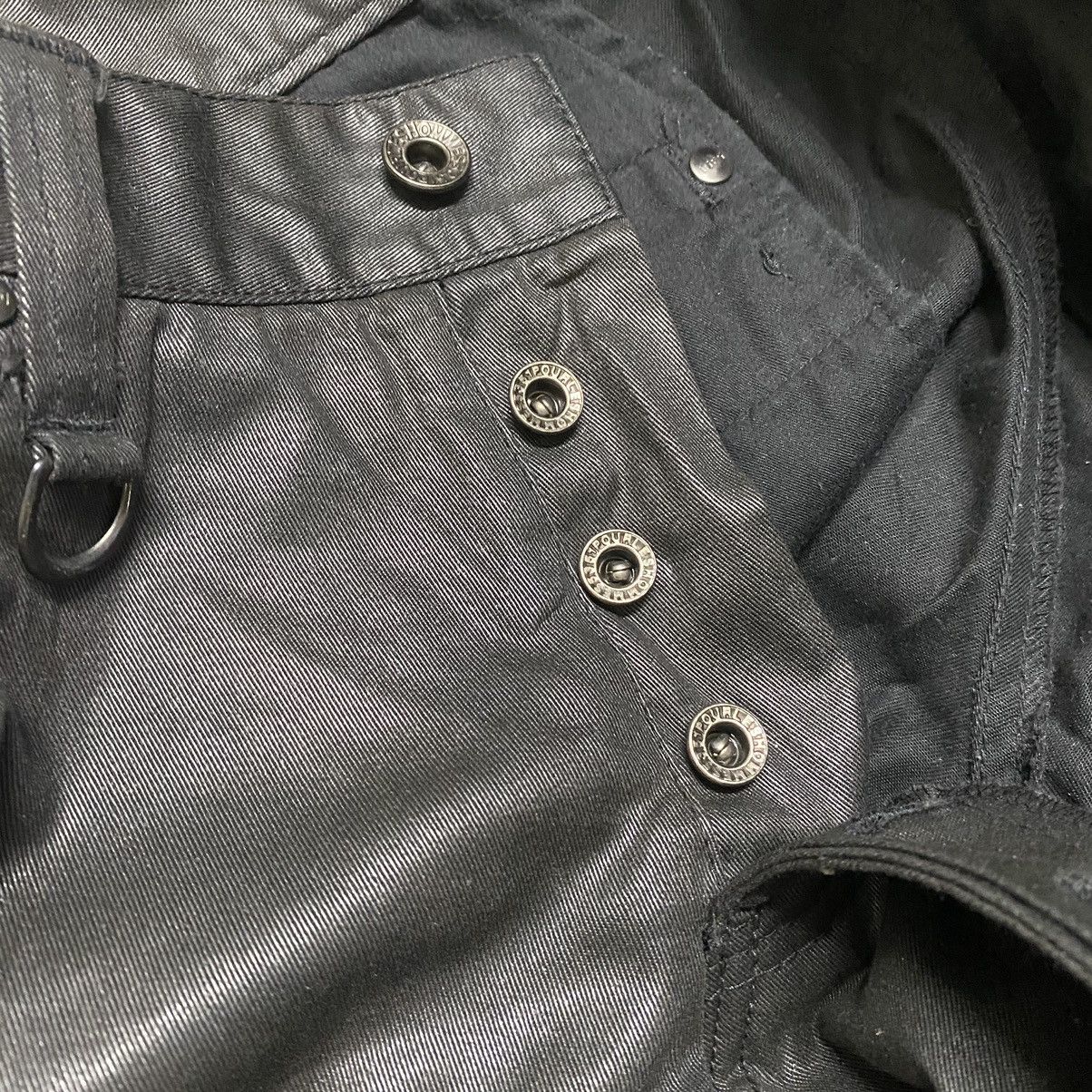 5351 POUR LES HOMMES 5351 Pour Les Hommes Black Waxed Cargo Pants Size US 30 / EU 46 - 22 Thumbnail