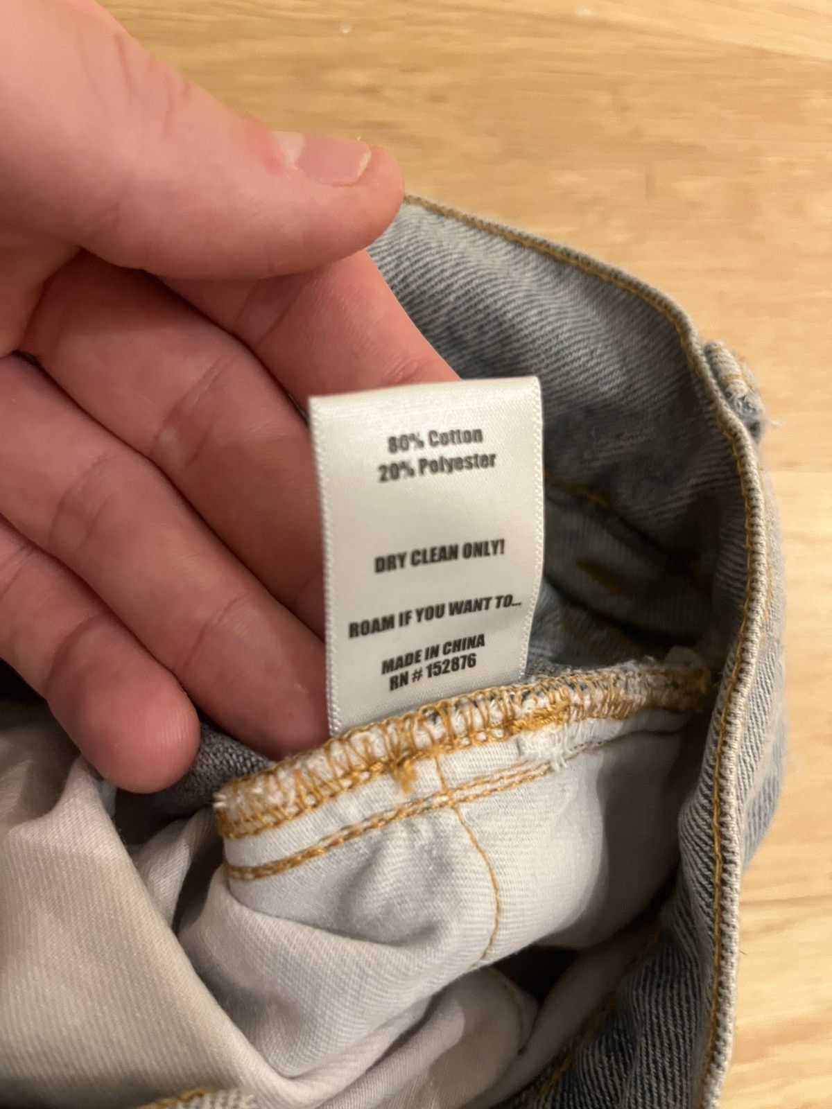 Pleasures Pleasures Denim printed jeans Size US 30 / EU 46 - 4 Thumbnail