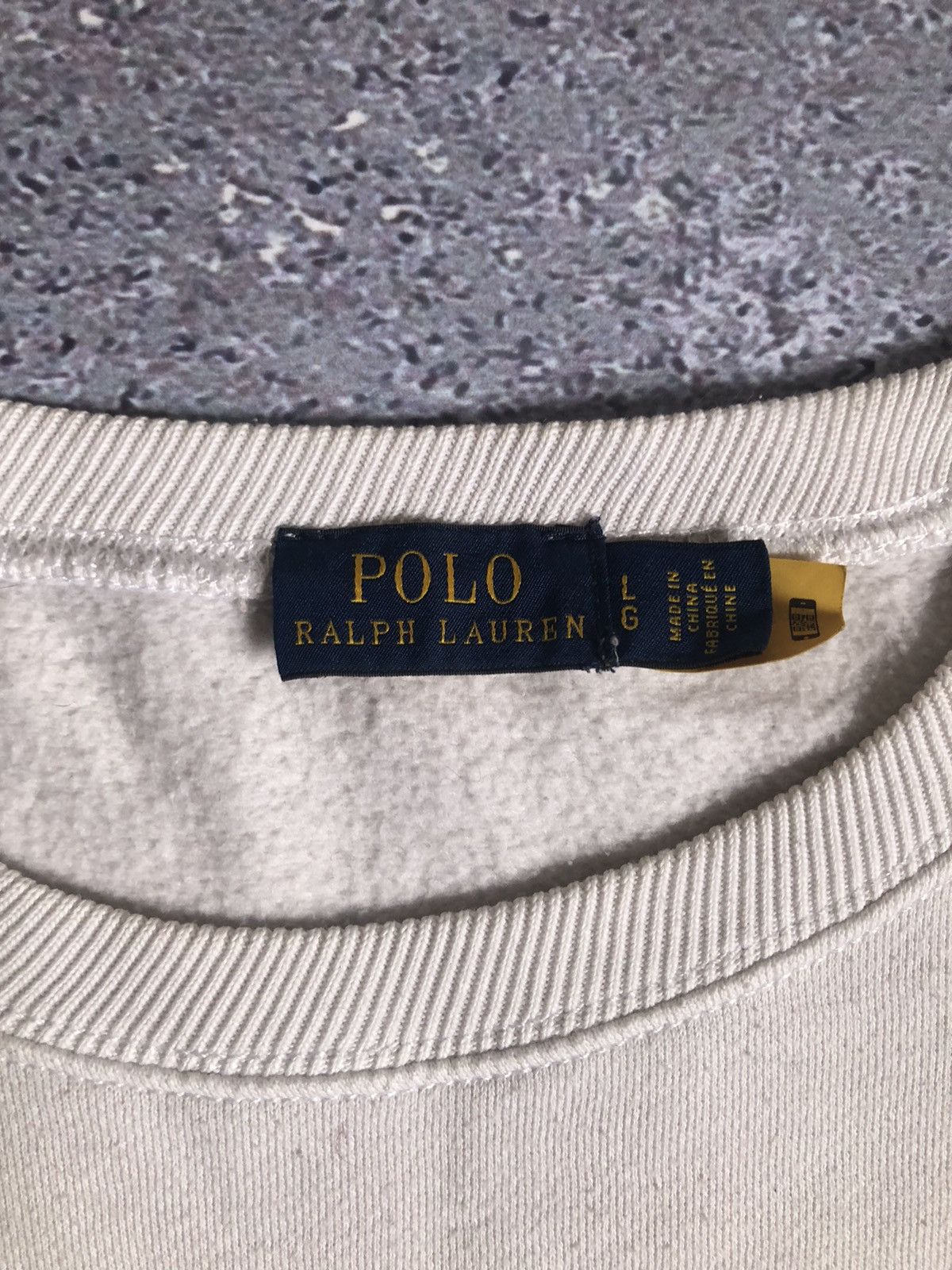 Polo Ralph Lauren × Vintage Polo Ralph Lauren Y2K Big Logo Polo Sweatshirt Size L / US 10 / IT 46 - 12 Thumbnail