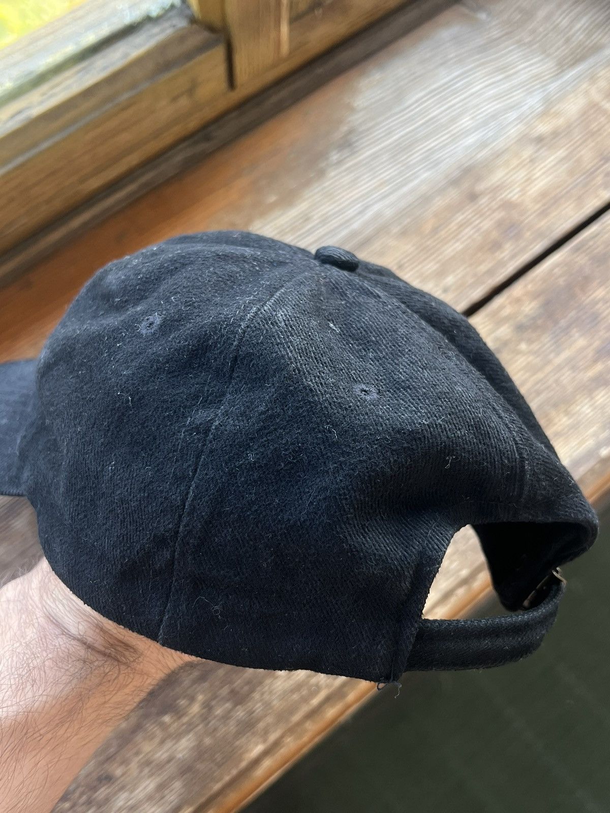 Vintage Vintage 90s Hat Kuchen Teufel Hunden Graphic Cap Black Size ONE SIZE - 12 Thumbnail