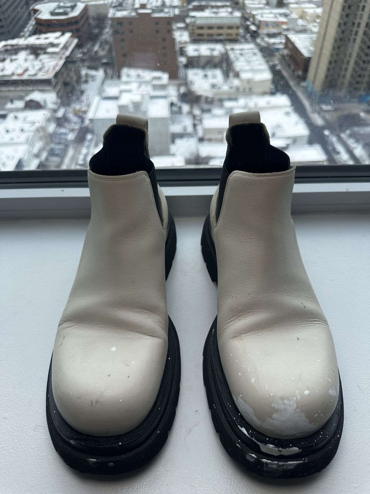 Bottega Veneta Bottega Ankle Lug Boots EU41.5/US9 Size US 9 / EU 42 - 1 Thumbnail