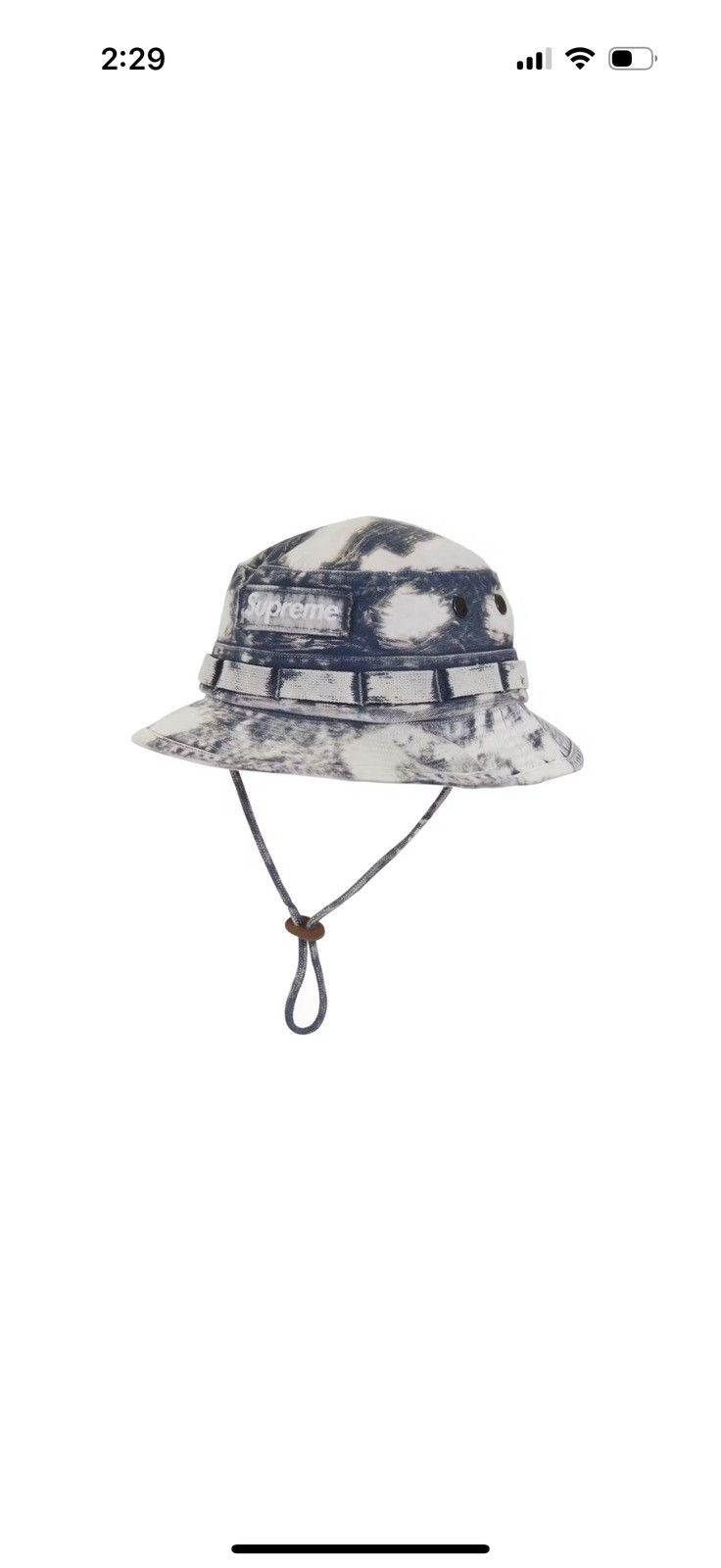 Supreme Supreme Bleached Chino Boonie “Navy” Size ONE SIZE - 1 Thumbnail