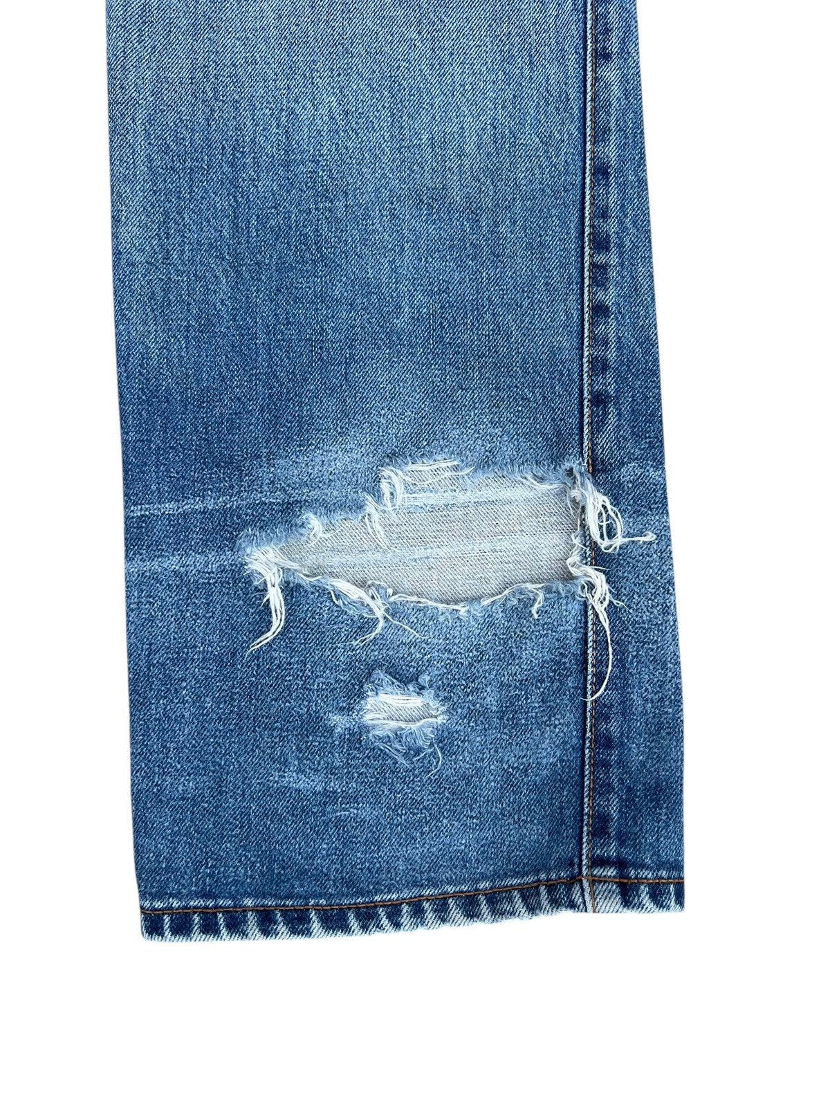 Hysteric Glamour Trashed Vintage Hysteric Glamour Faded Denim Selvedge Jeans Size US 29 - 19 Thumbnail