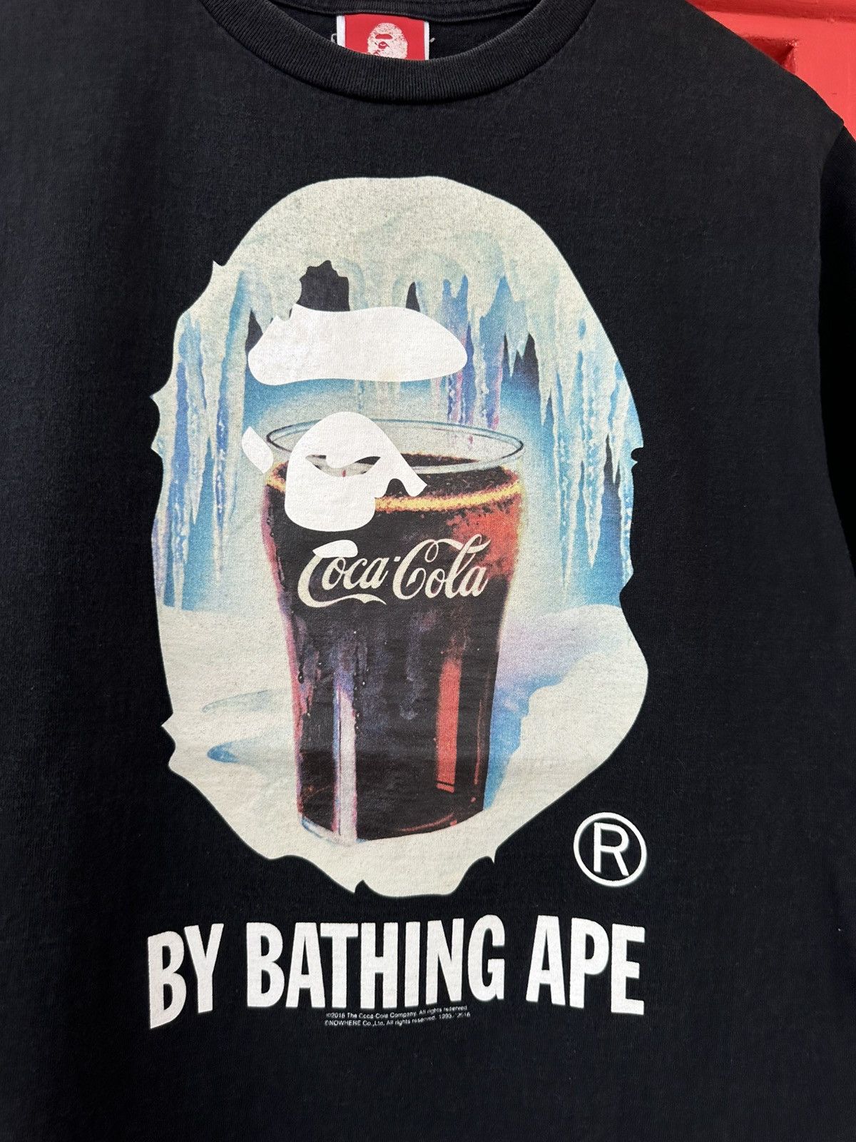 Bape × Coca Cola Bape X Coca Cola 2016 Big Head Tee Size US M / EU 48-50 / 2 - 3 Thumbnail