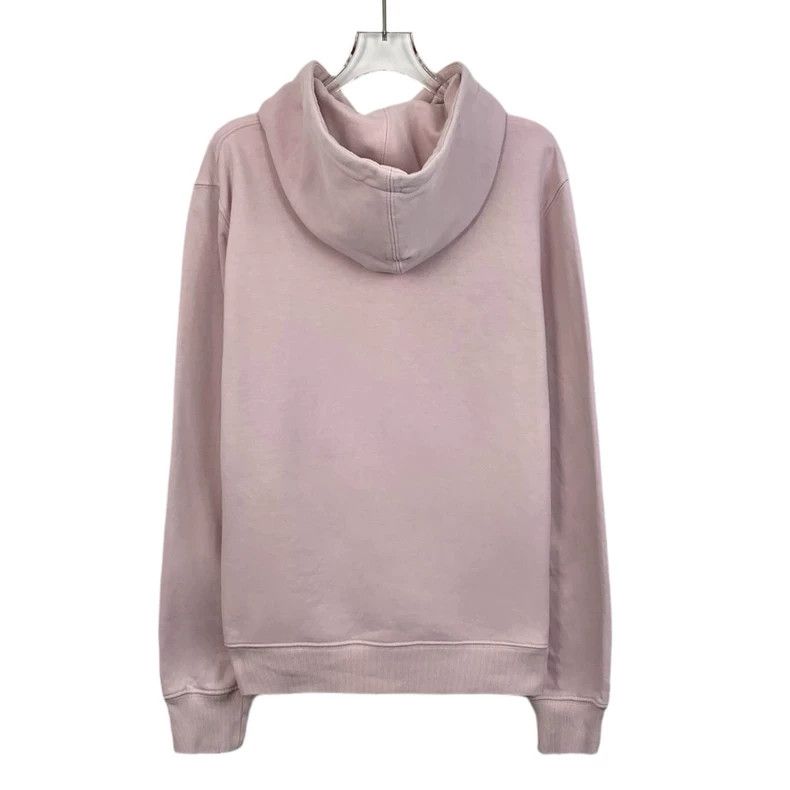 Dior Dior Pink logo embroidered cotton hooded drawstring long-sl Size US L / EU 52-54 / 3 - 2 Thumbnail