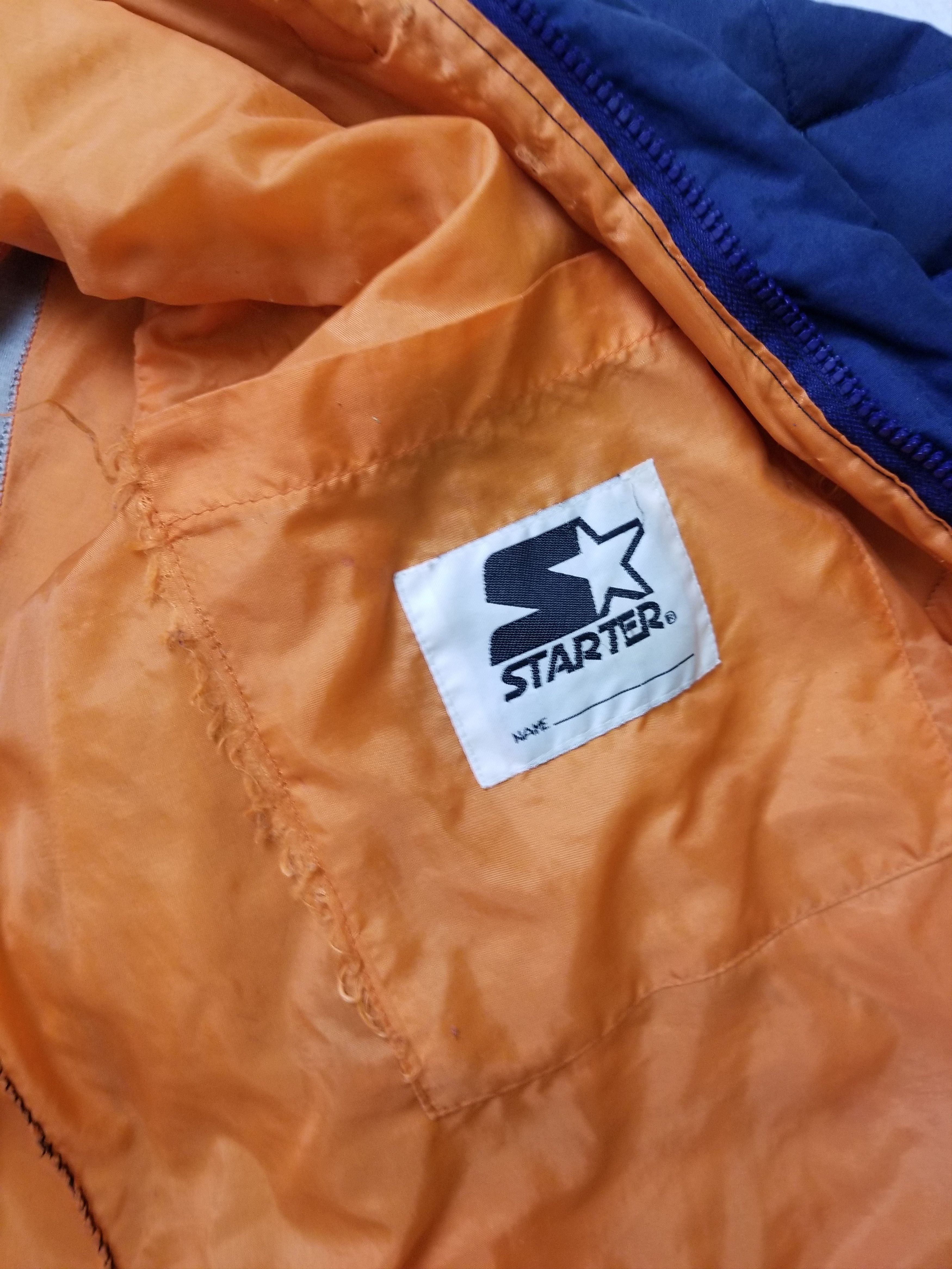 Starter Vintage Starter NFL Chicago Bears Parka Long Jacket Defects Size US L / EU 52-54 / 3 - 8 Thumbnail
