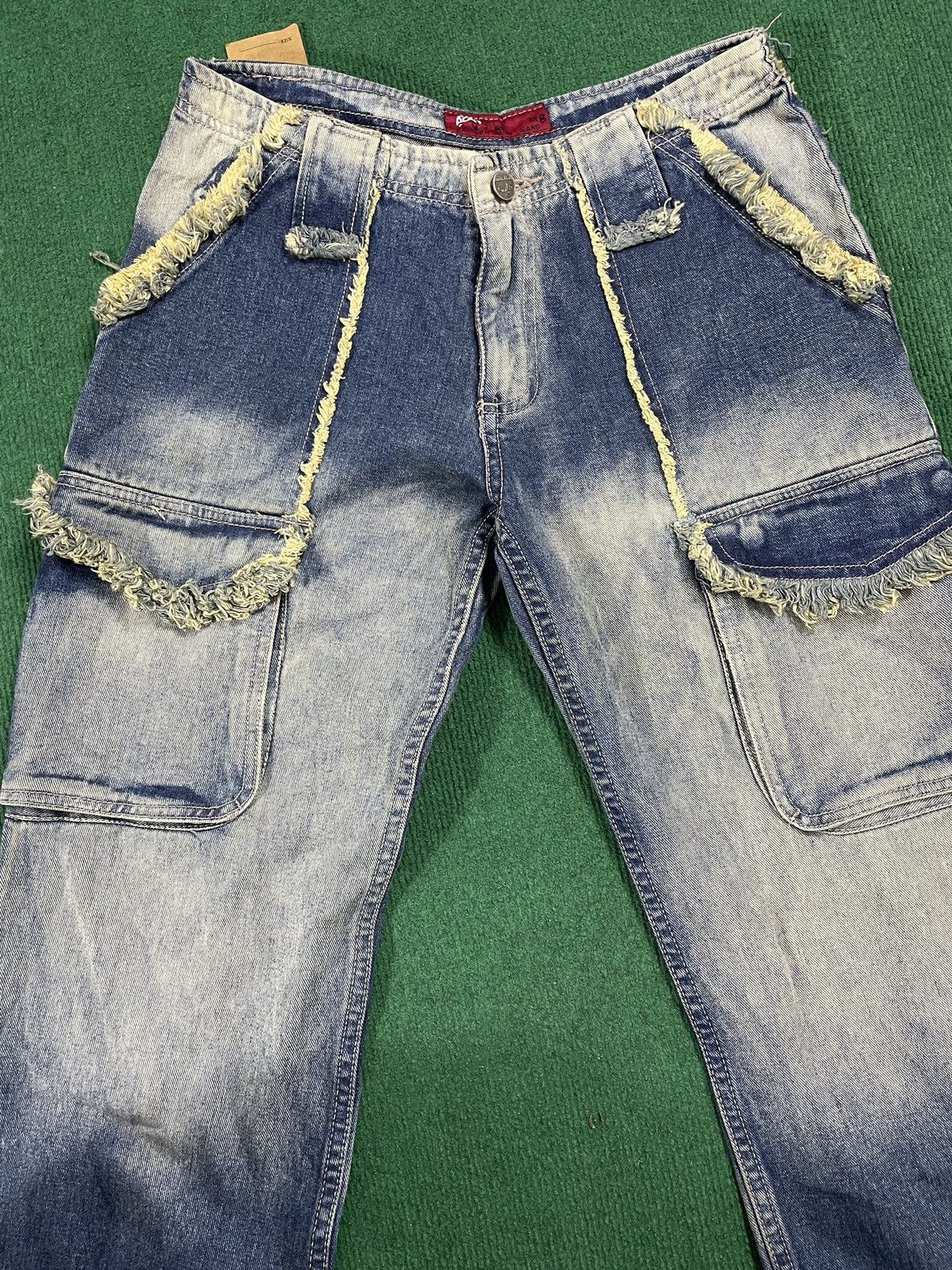 If Six Was Nine Distressed Look Japanese Jeans Multipocket Size US 30 / EU 46 - 4 Thumbnail